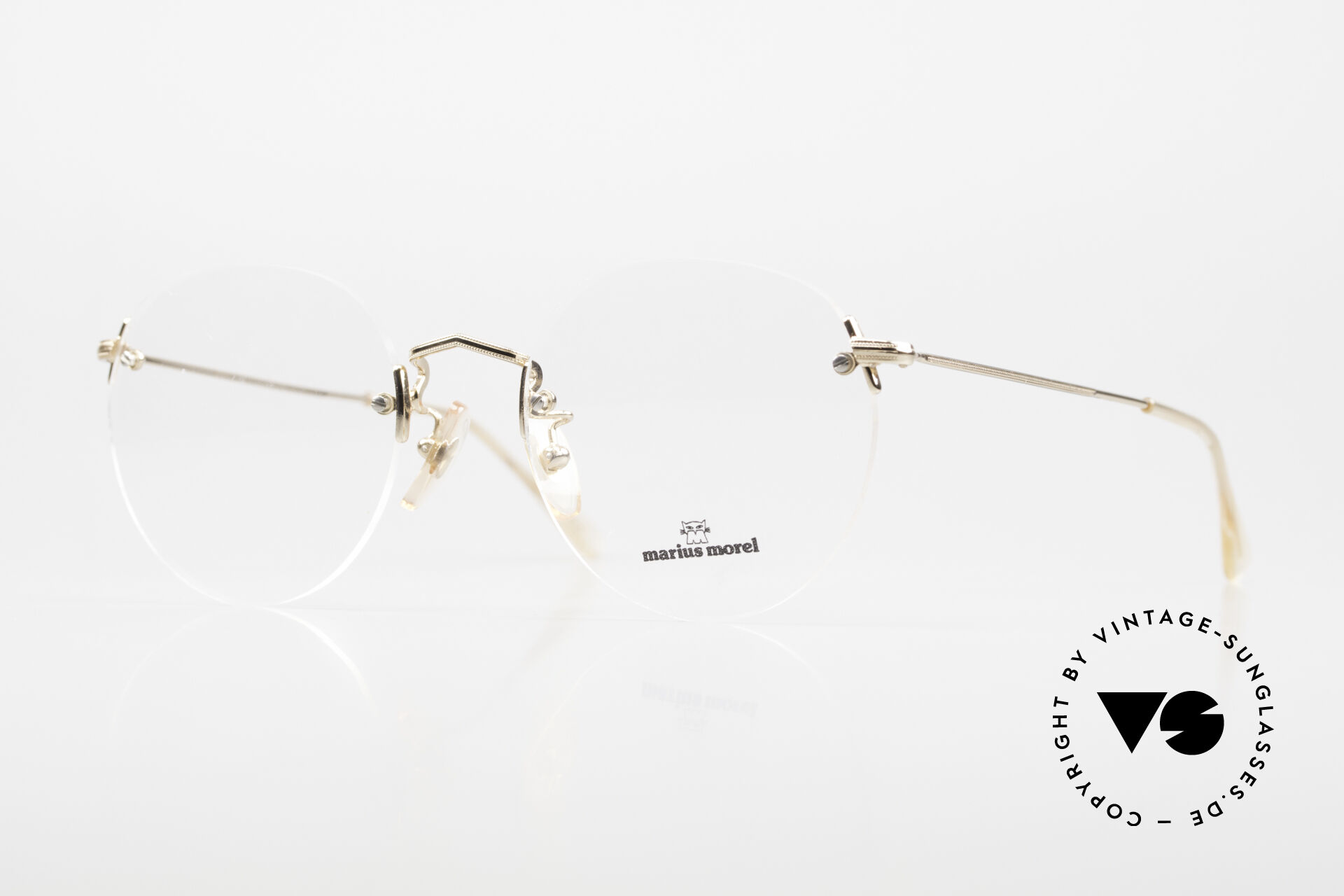 Glasses Marius Morel 8525 Rimless Vintage Eyeglasses
