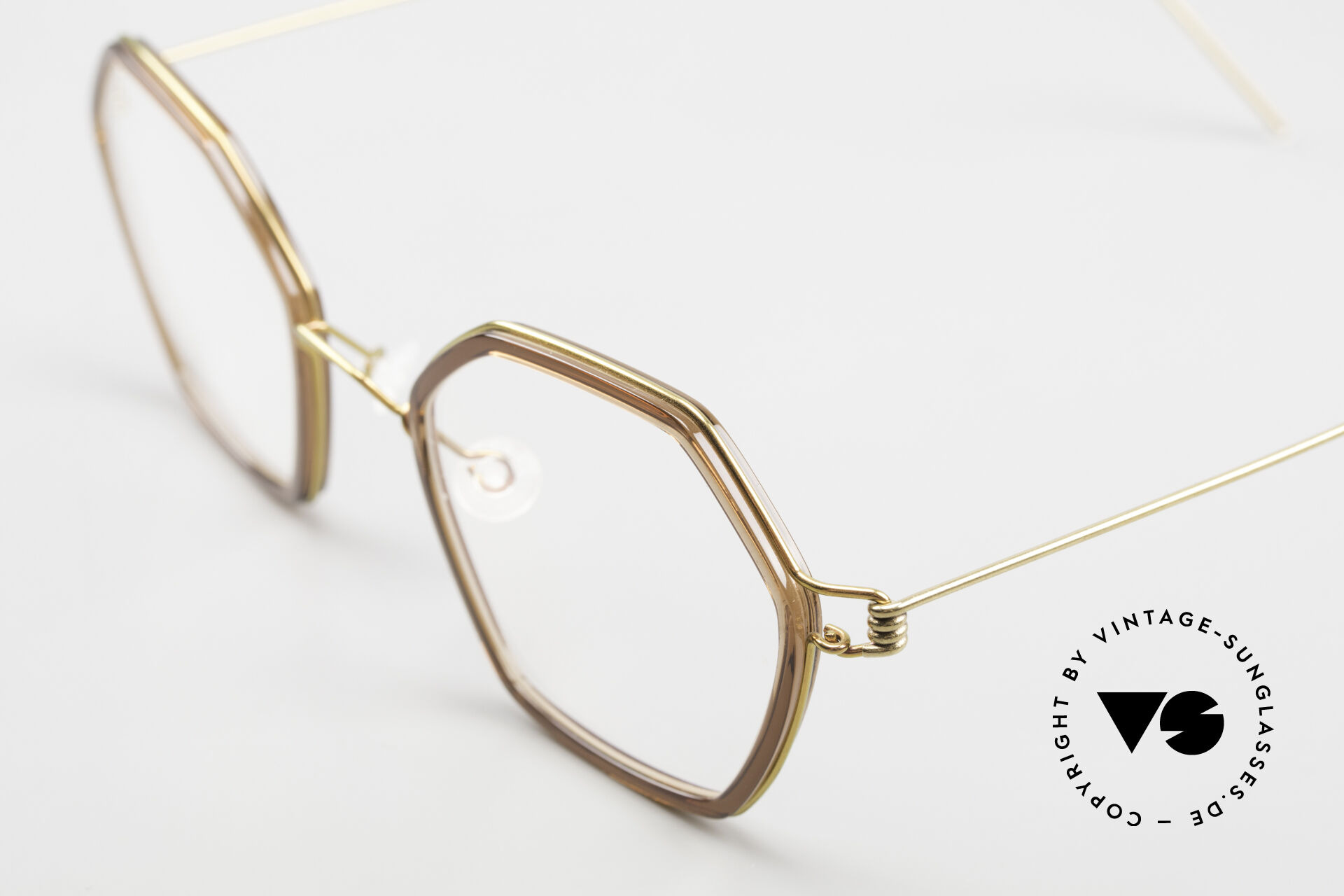 Glasses Lindberg Rui Air Titan Rim Square Titan Specs Unisex