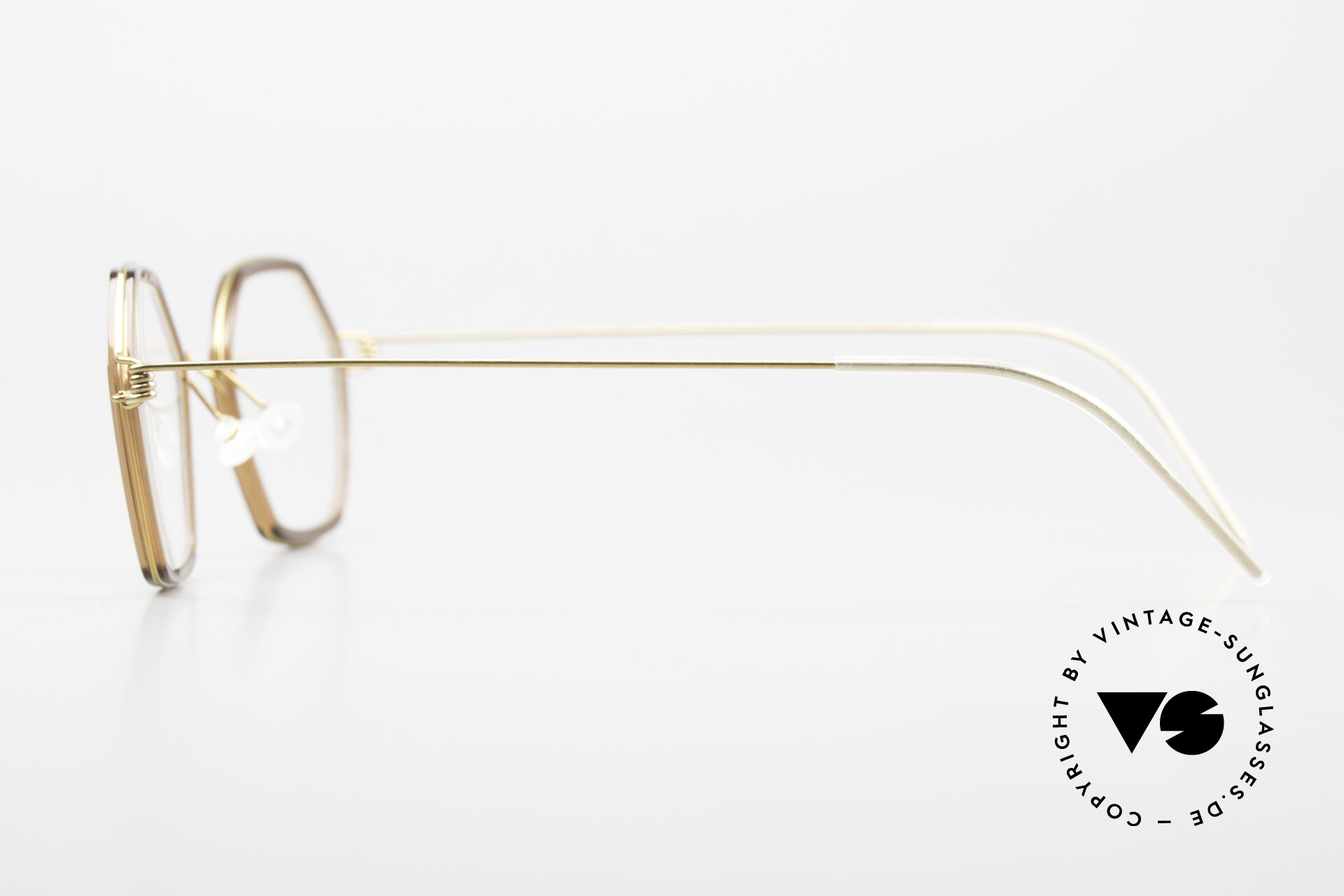 Glasses Lindberg Rui Air Titan Rim Square Titan Specs Unisex