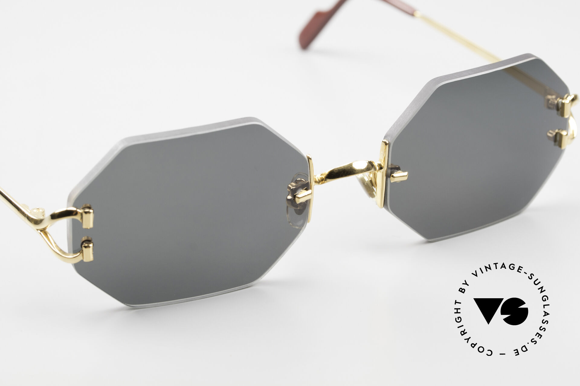 Sunglasses Cartier Rimless Octag One Of A Kind Customized