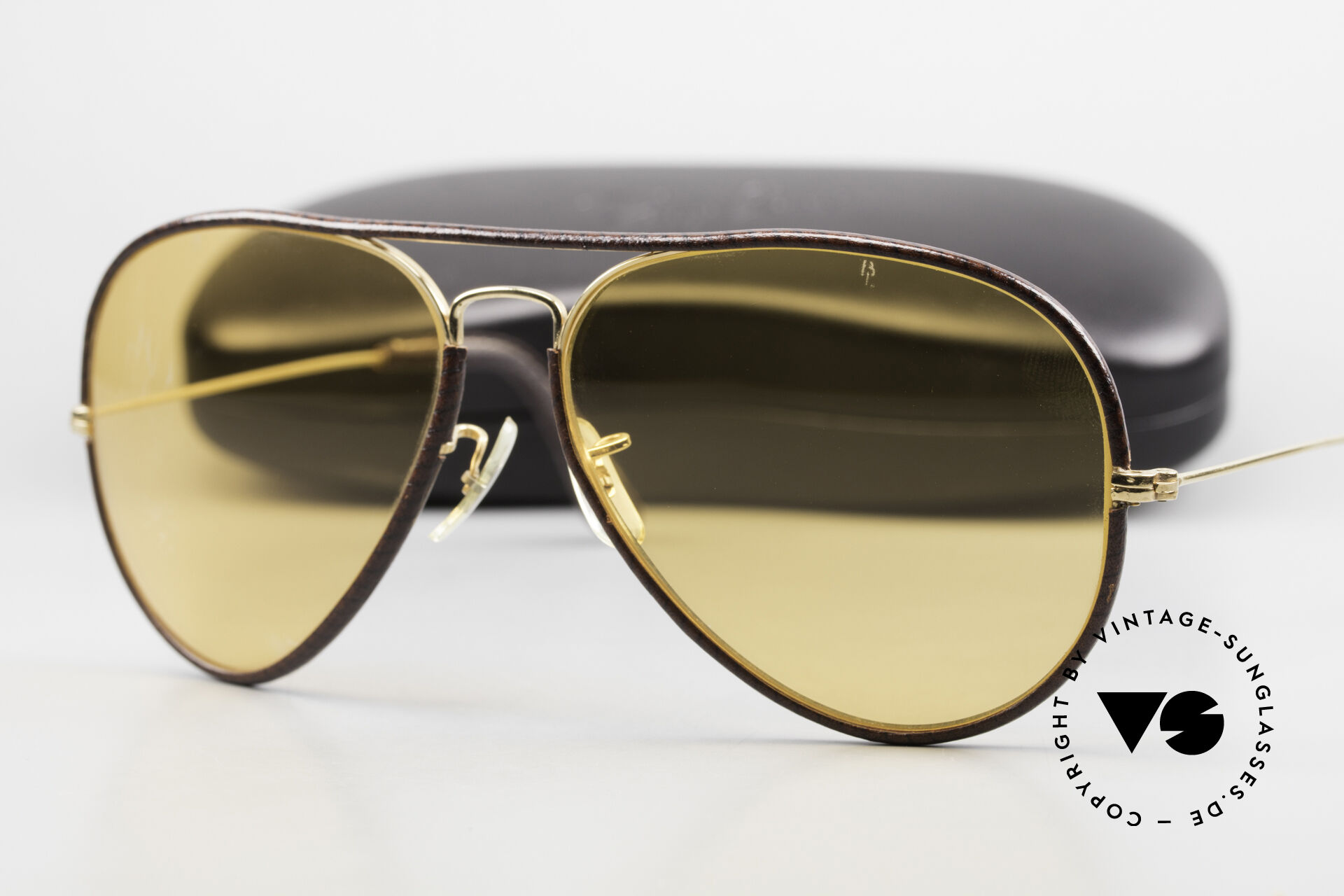 Ray ban leather glasses online