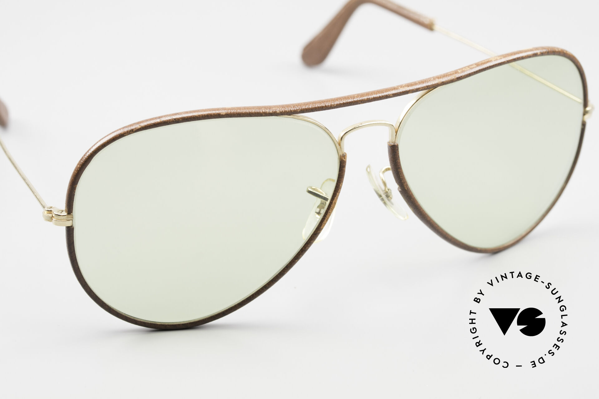 Sunglasses Ray Ban Large Metal II Green Changeable Lenses B&L display picture 1