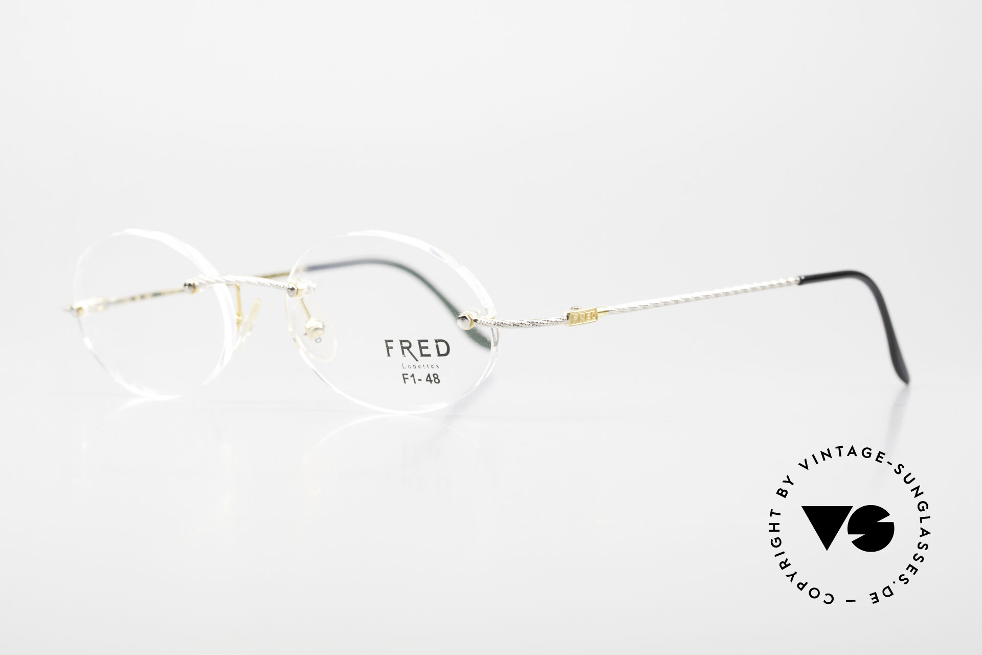 Fred lunettes cheap rimless eyeglasses