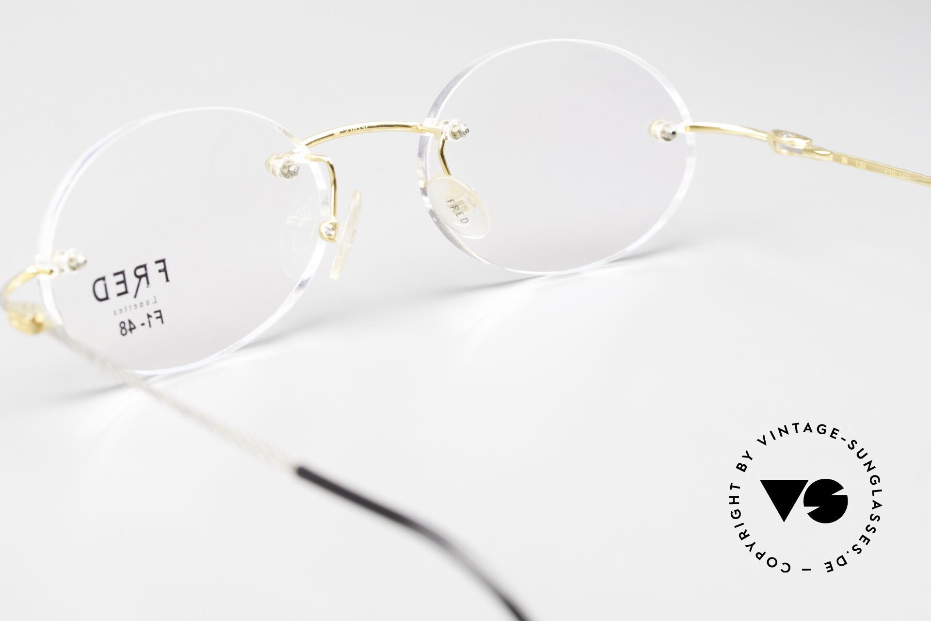 Glasses Fred F10 L01 Rimless Luxury Eyeglasses