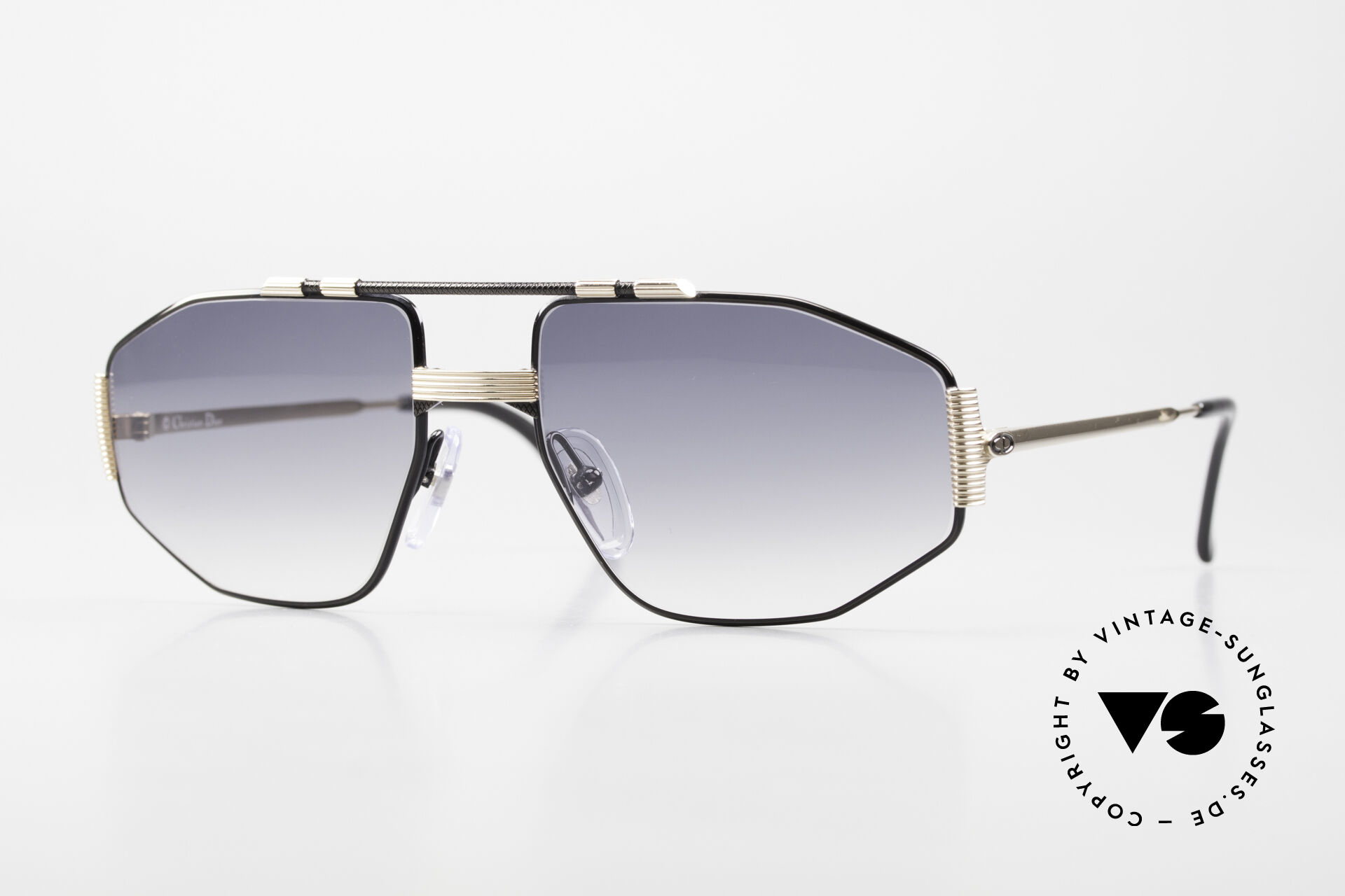 Sunglasses Christian Dior 2516 80 s Gold Plated Vintage Frame