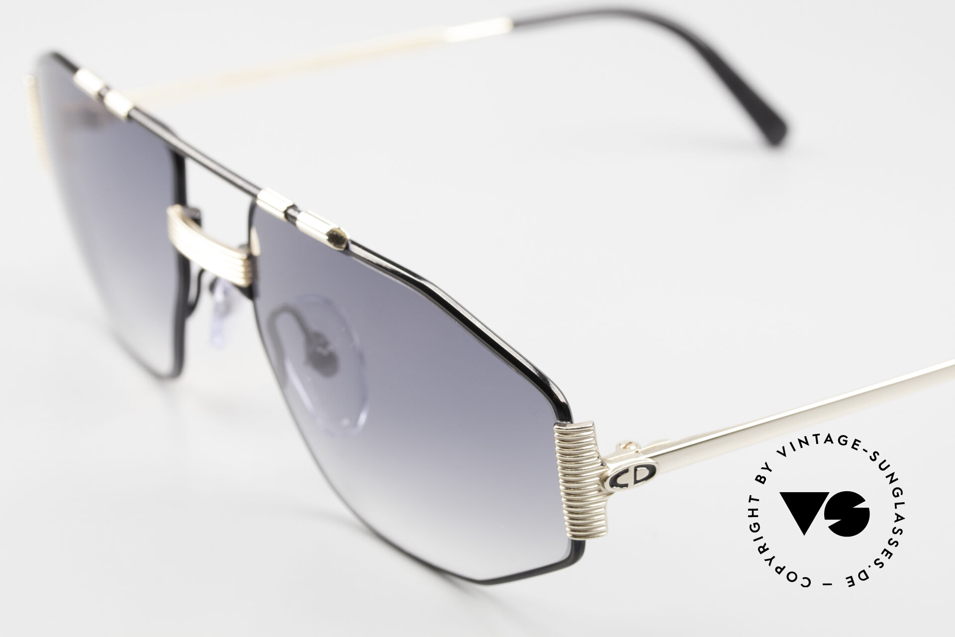 Sunglasses Christian Dior 2516 80 s Gold Plated Vintage Frame