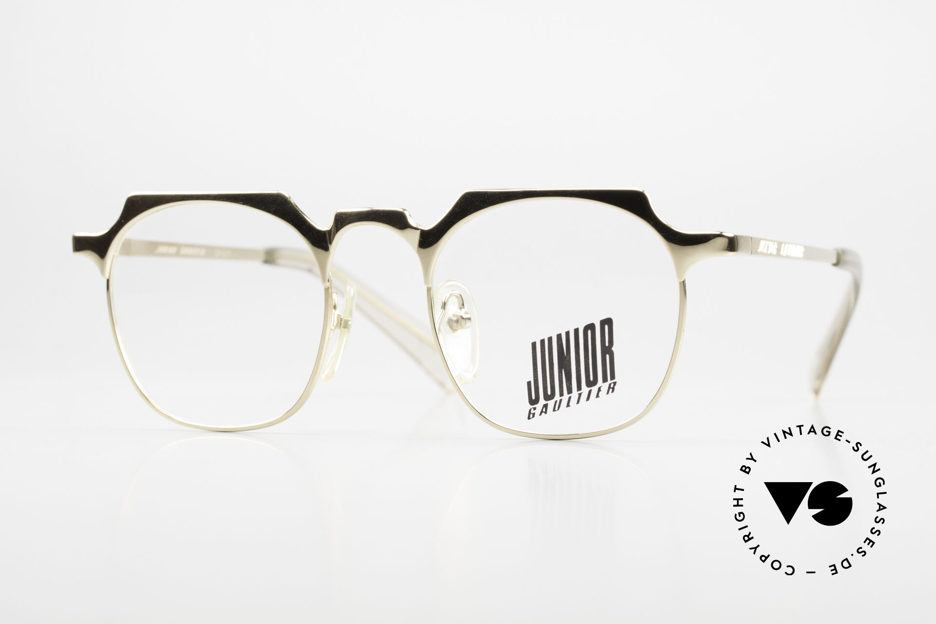 Glasses Jean Paul Gaultier 57-0171 Square Panto Gold-Plated