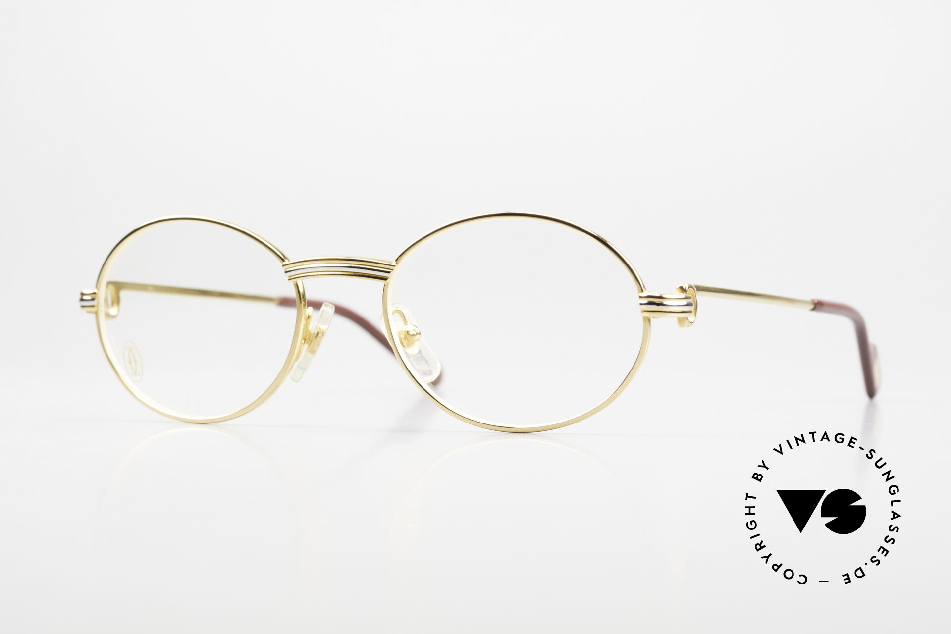Cartier Saint Honore S 22ct Gold Plated Eyeglasses