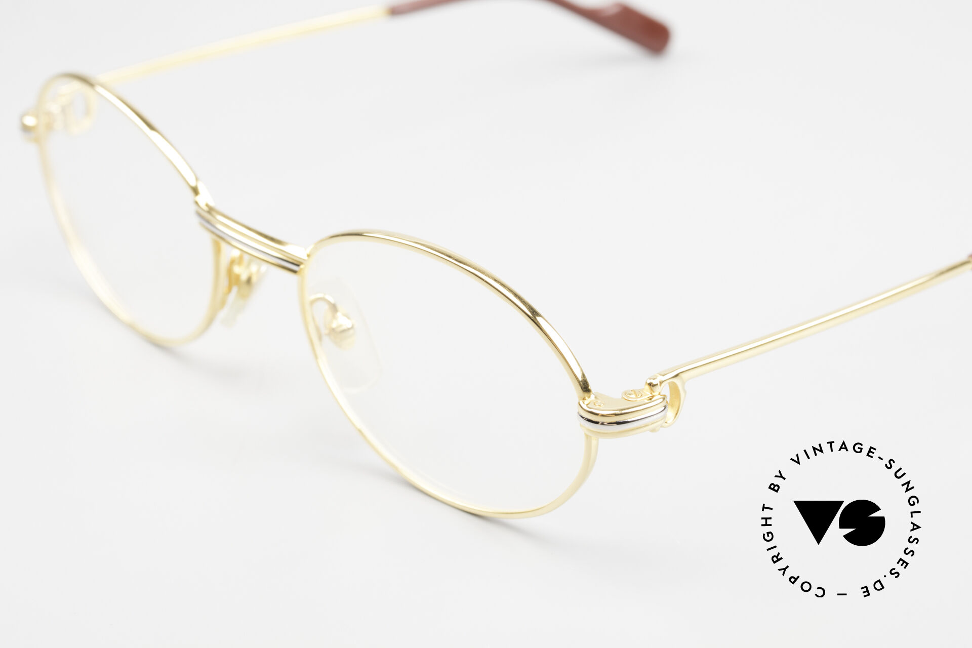 Glasses Cartier Saint Honore 22ct Gold Plated Eyeglasses