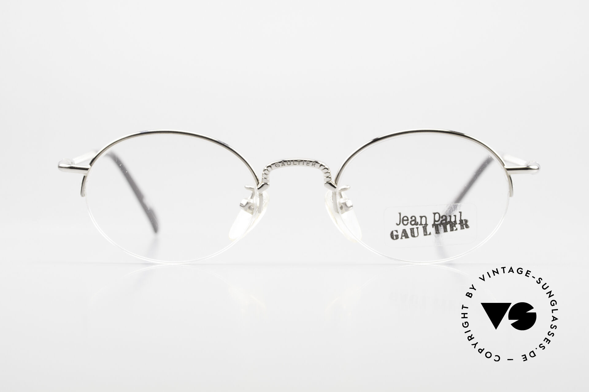 Glasses Jean Paul Gaultier 55-7104 Small Oval Glasses 90's