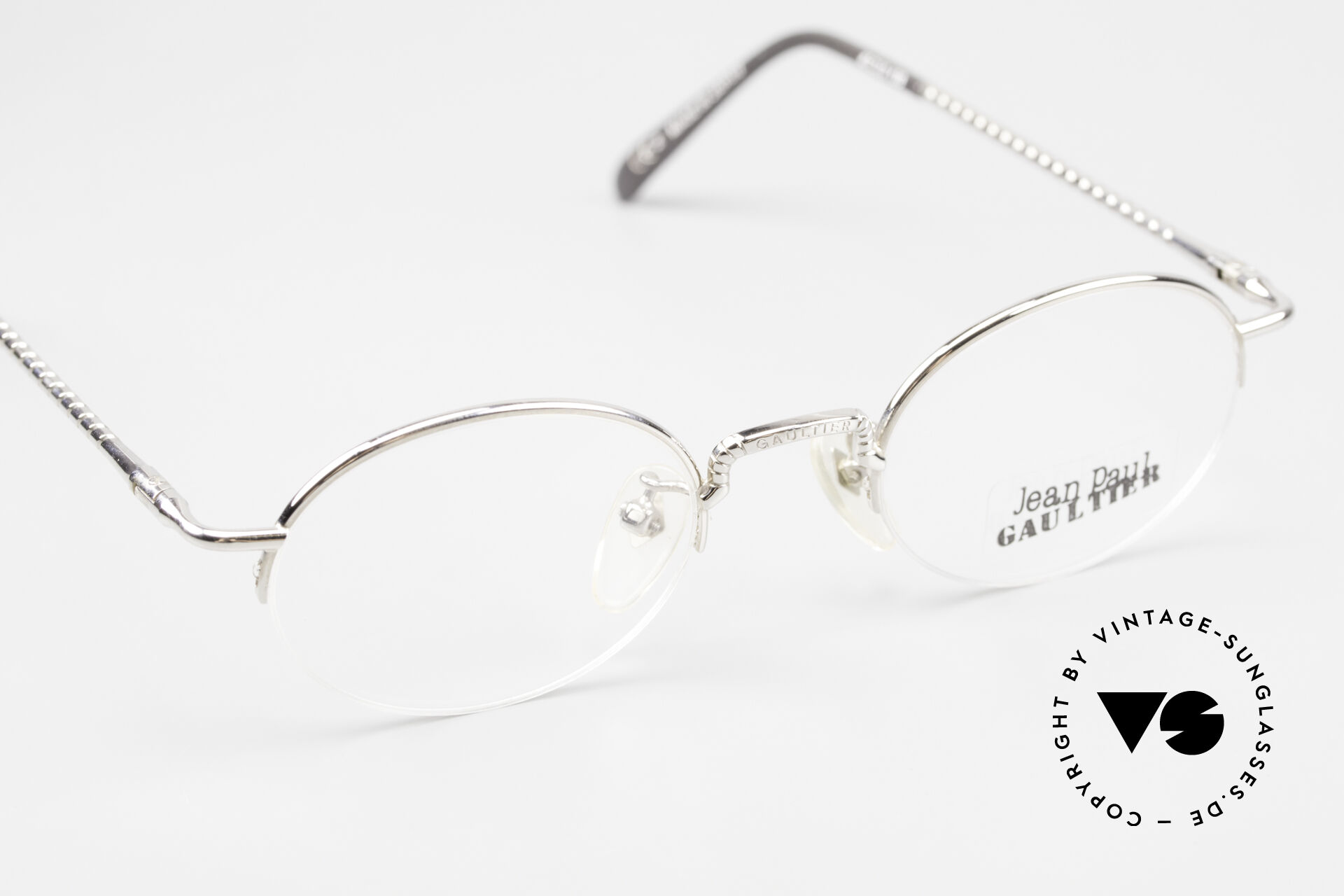 Glasses Jean Paul Gaultier 55 7104 Small Oval Glasses 90 s