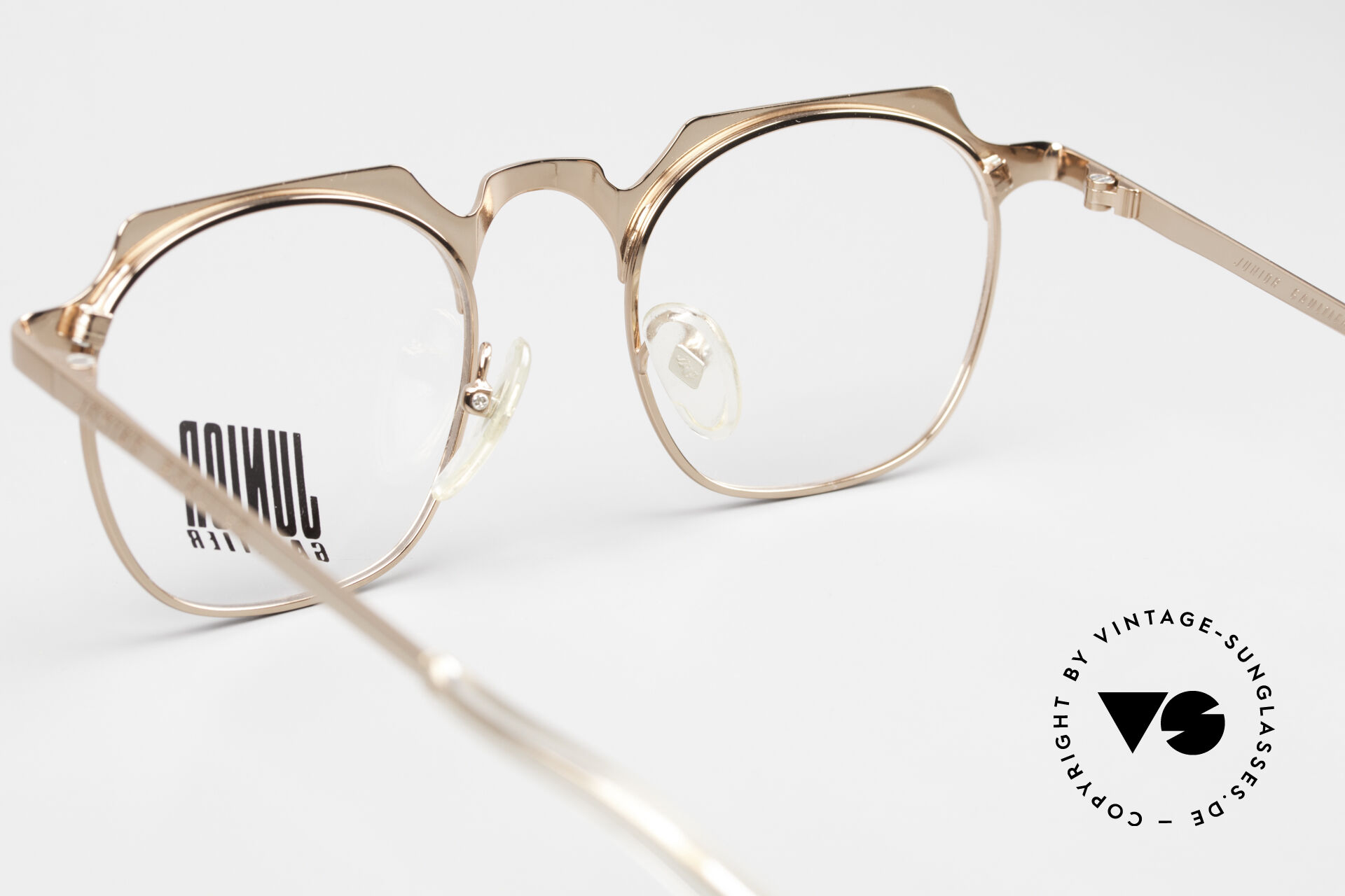 JEAN PAUL GAULTIER メガネ Glasses Jean Paul Gaultier 57-0171 Square Panto Shiny Bronze