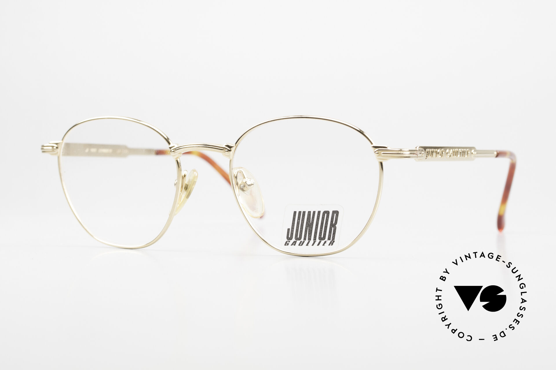 Lot De 5 Lunettes De Soleil Junior Gaultier Vintage - Pré-utilisées Avec Rayures - Monture Transparente