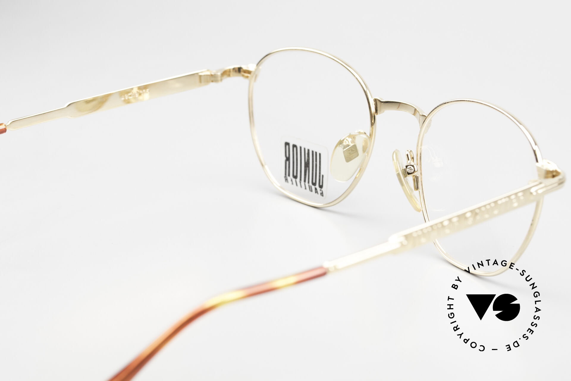 送料無料 日本 Glasses Frame Gold-Plated 22ct 57-3178 Gaultier Paul Jean 小物