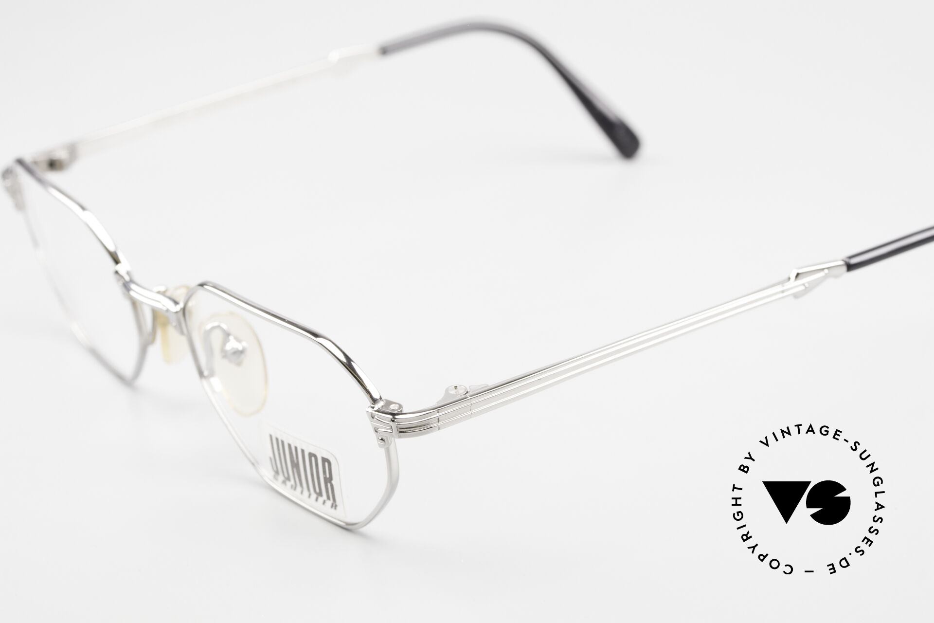 Glasses Jean Paul Gaultier 57-4174 Light Titanium Vintage Specs