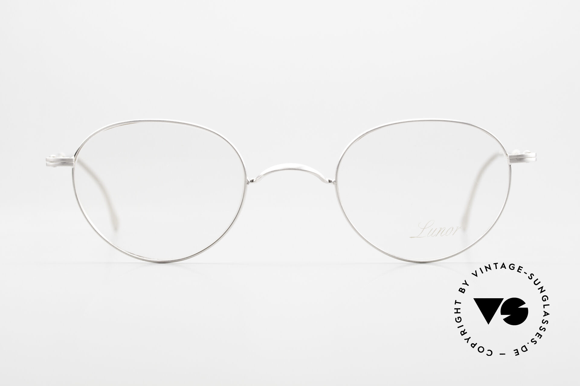 Glasses Lunor XX 405 Telescopic Platinum Satined Frame