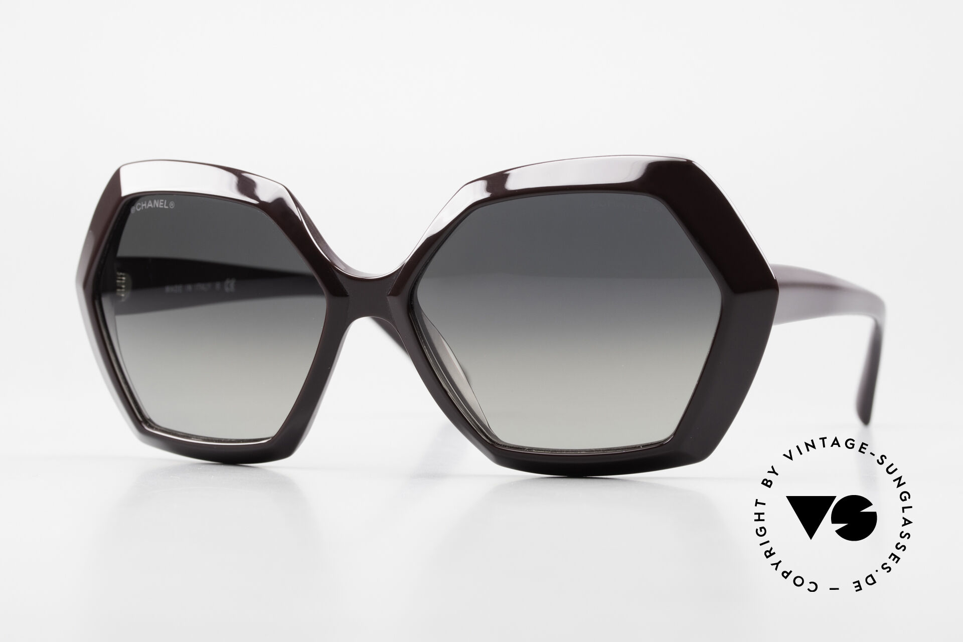 Chanel hexagon sunglasses on sale