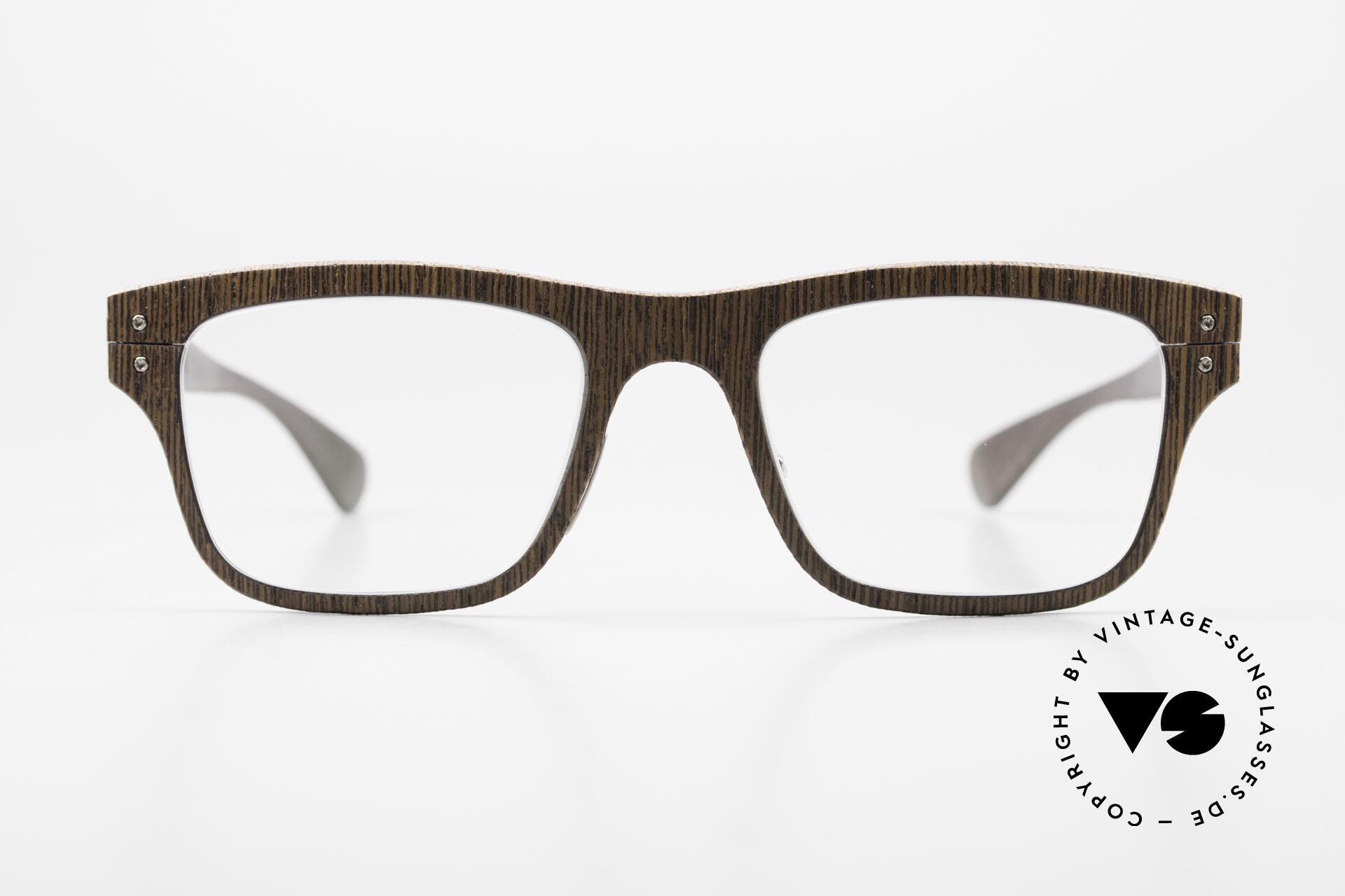 Glasses Lucas de Stael Nemus 22 Wood + Genuine Cow Leather