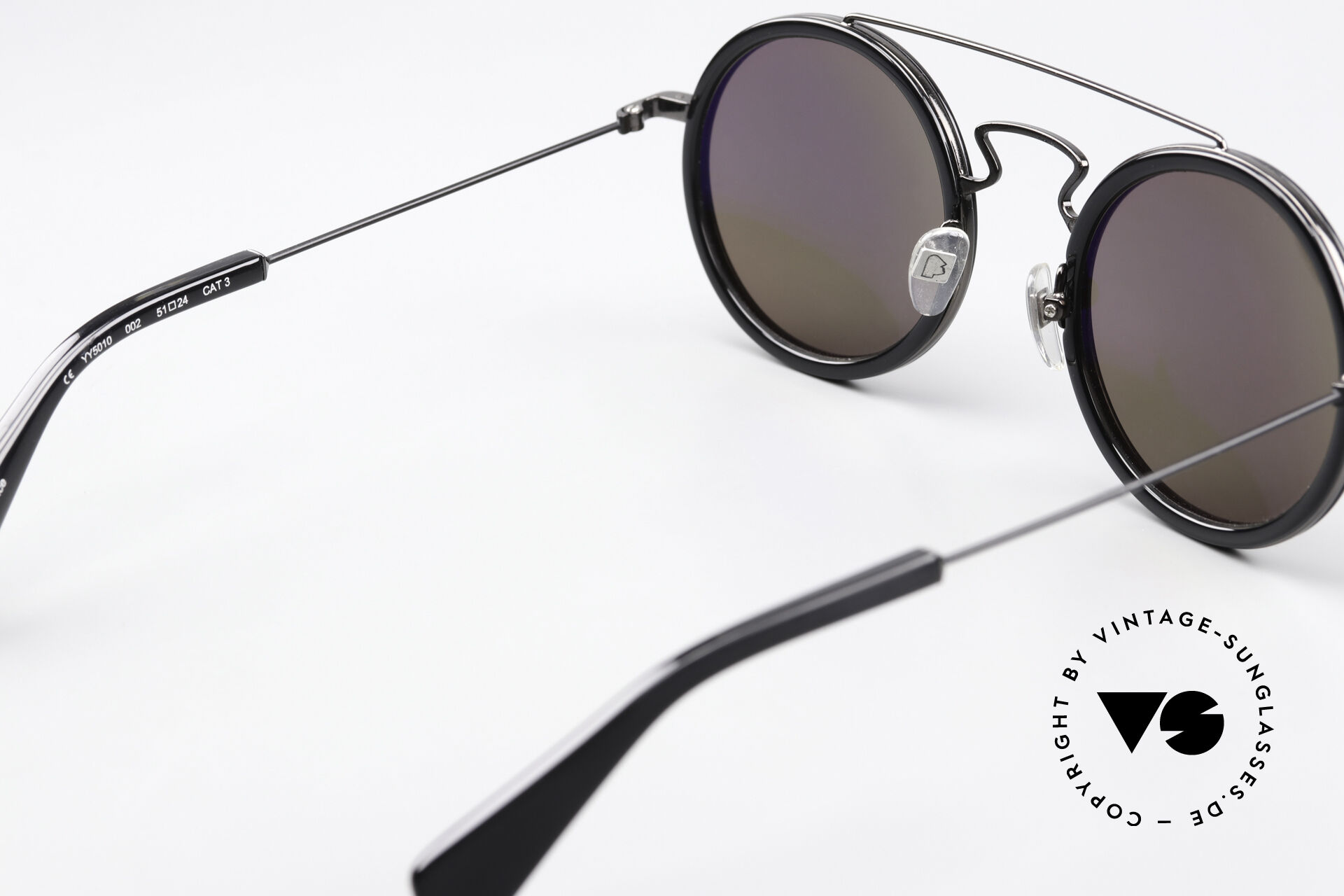 Sunglasses Yohji Yamamoto YY5010 Matt Mirrored Sun Lenses