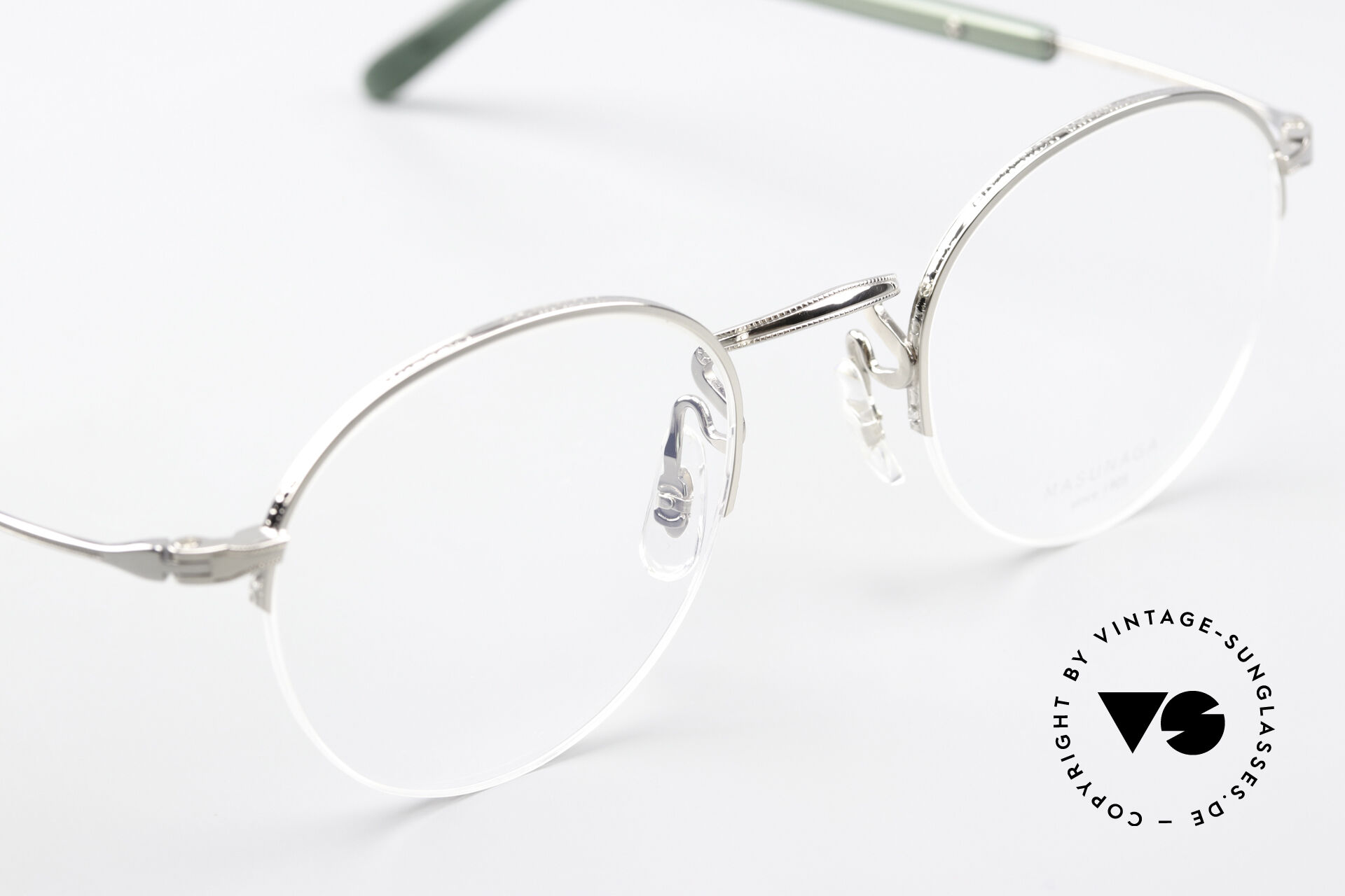 Glasses Masunaga GMS110 Nylor Panto Eyeglasses