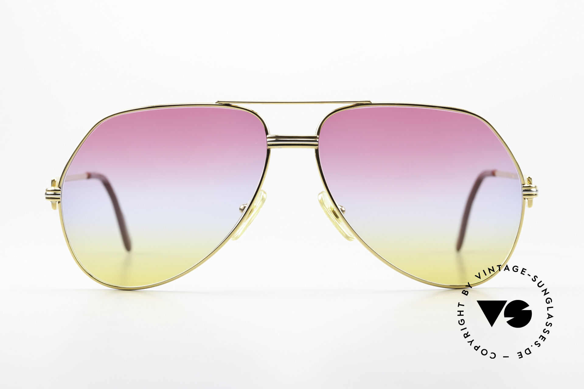 Sunglasses Cartier Vendome LC L Rare Luxury Aviator Shades