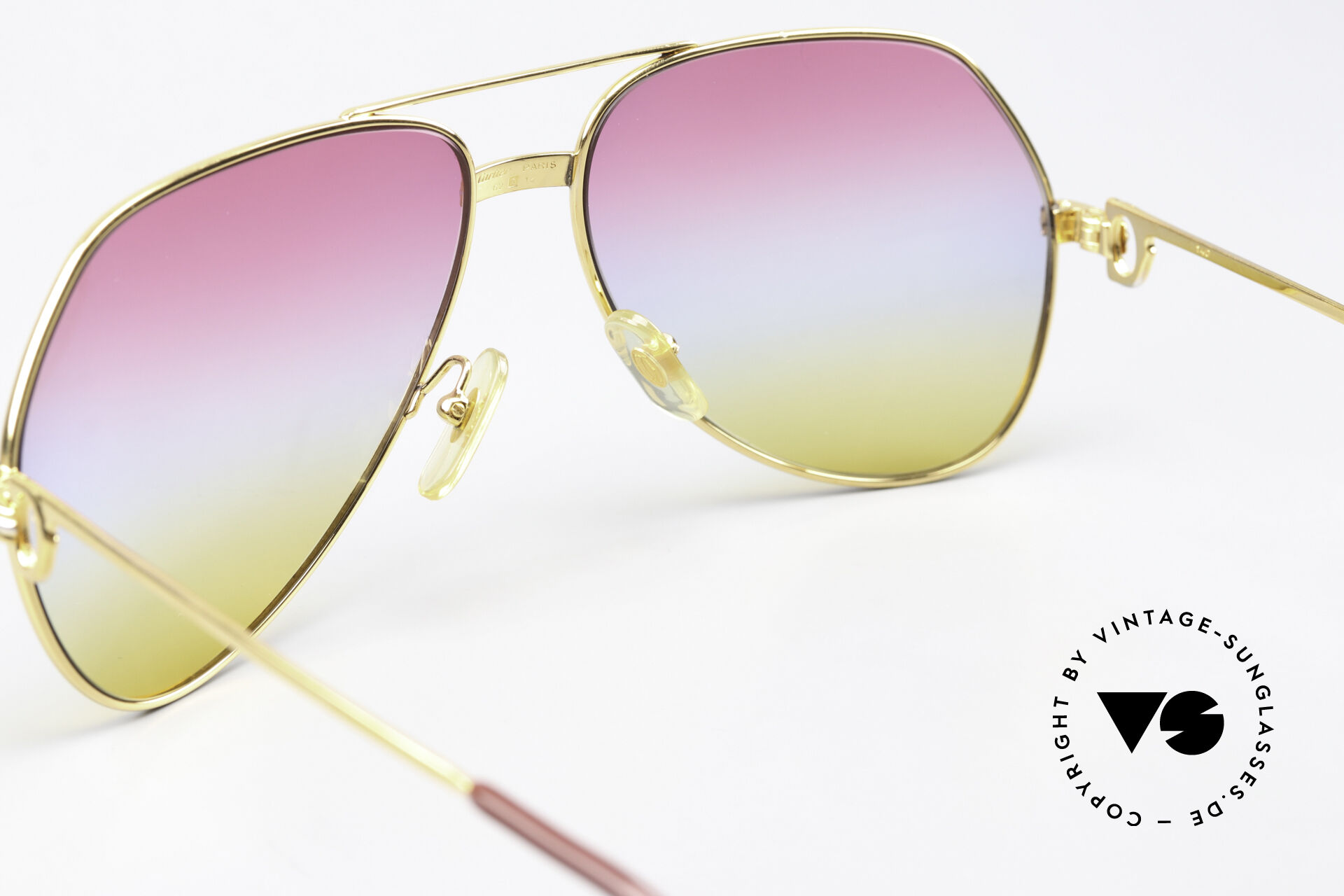 Sunglasses Cartier Vendome LC - L Rare Luxury Aviator Shades display picture 2