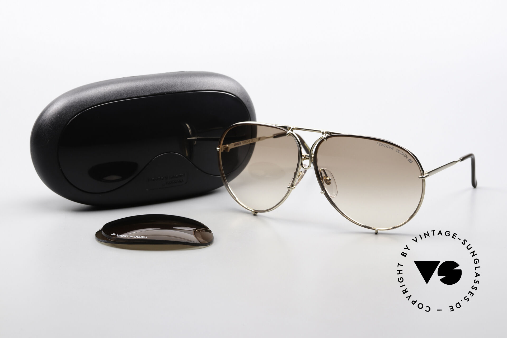 Vintage Porsche Design Carrera 5623 Sunglasses - Black