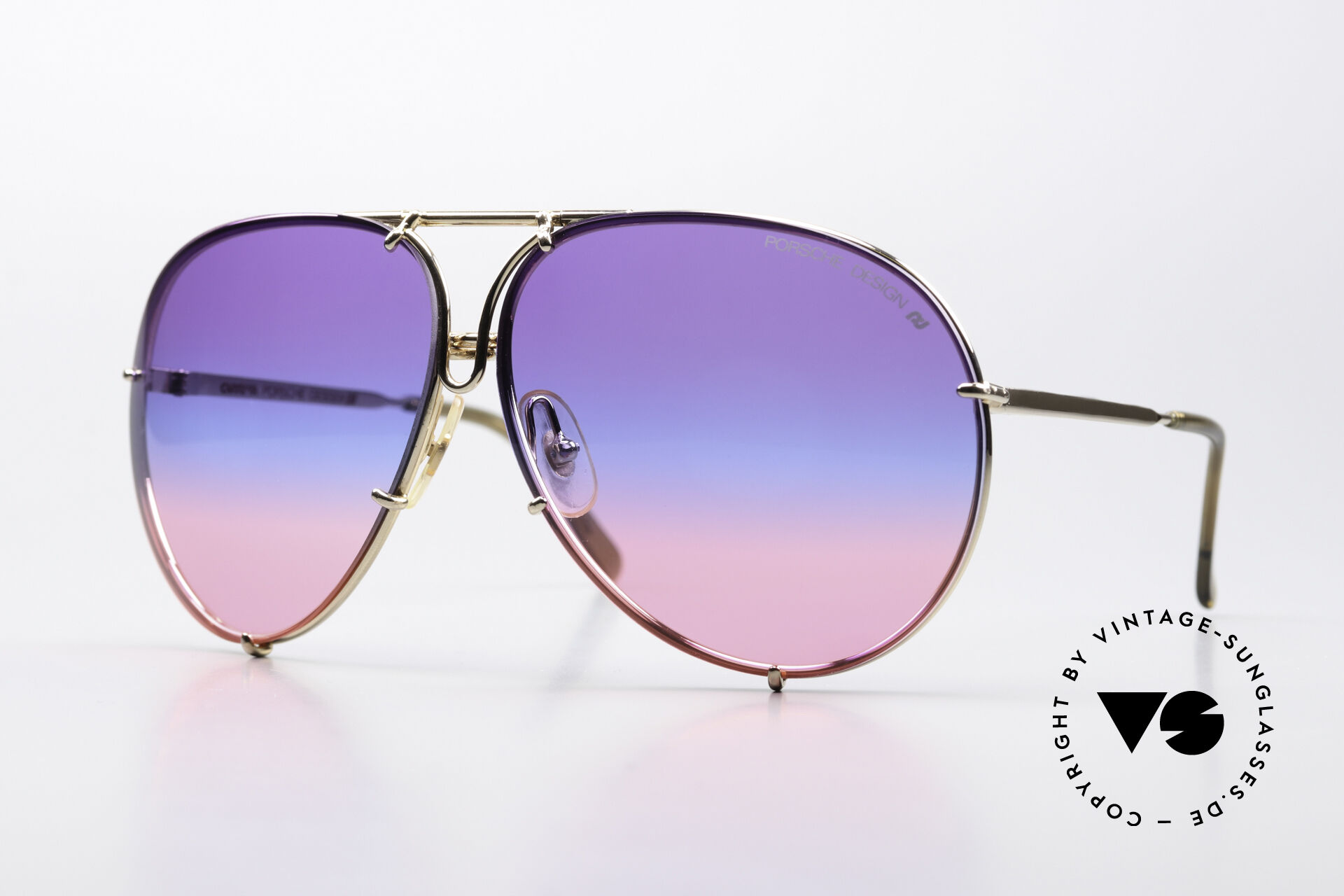 Carrera Women\'s Pink Gradient Aviator Sunglasses Aviator sunglasses Carrera Pink in Metal - 32998967 main image 2