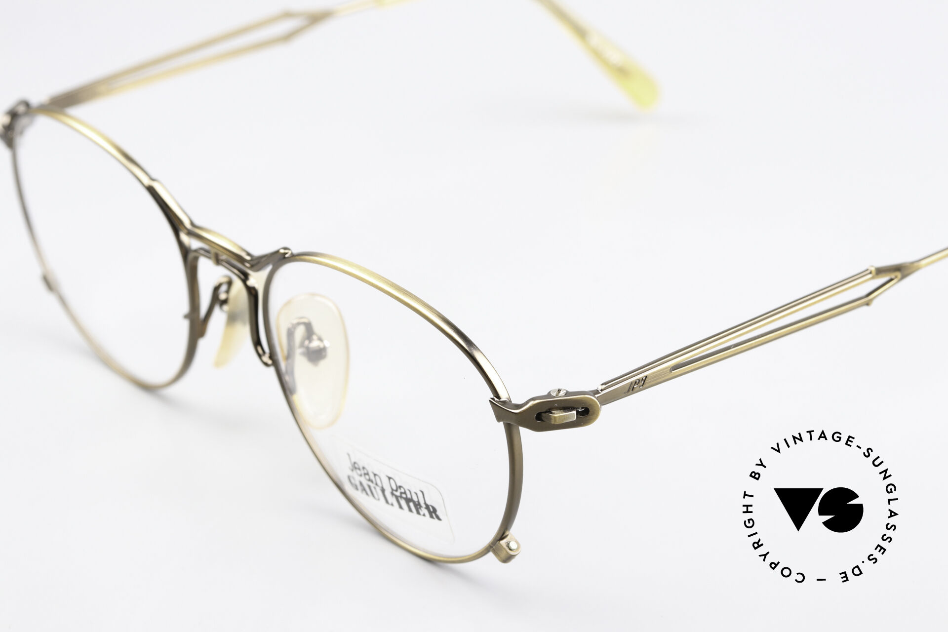 Glasses Jean Paul Gaultier 55-2177 Metallic Smoke Gold Frame