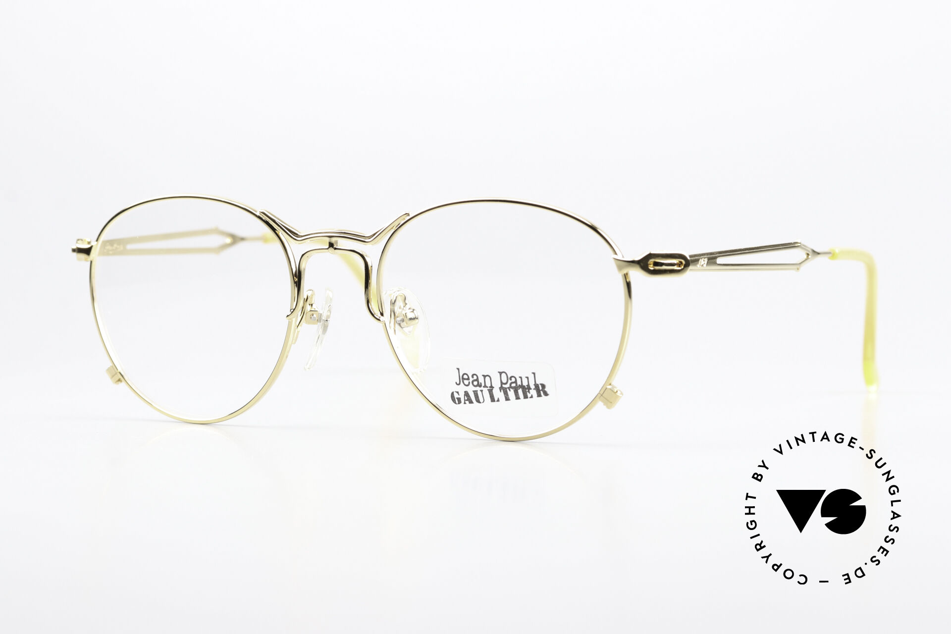 Glasses Jean Paul Gaultier 55-2177 Rare Specs Large Size 51mm