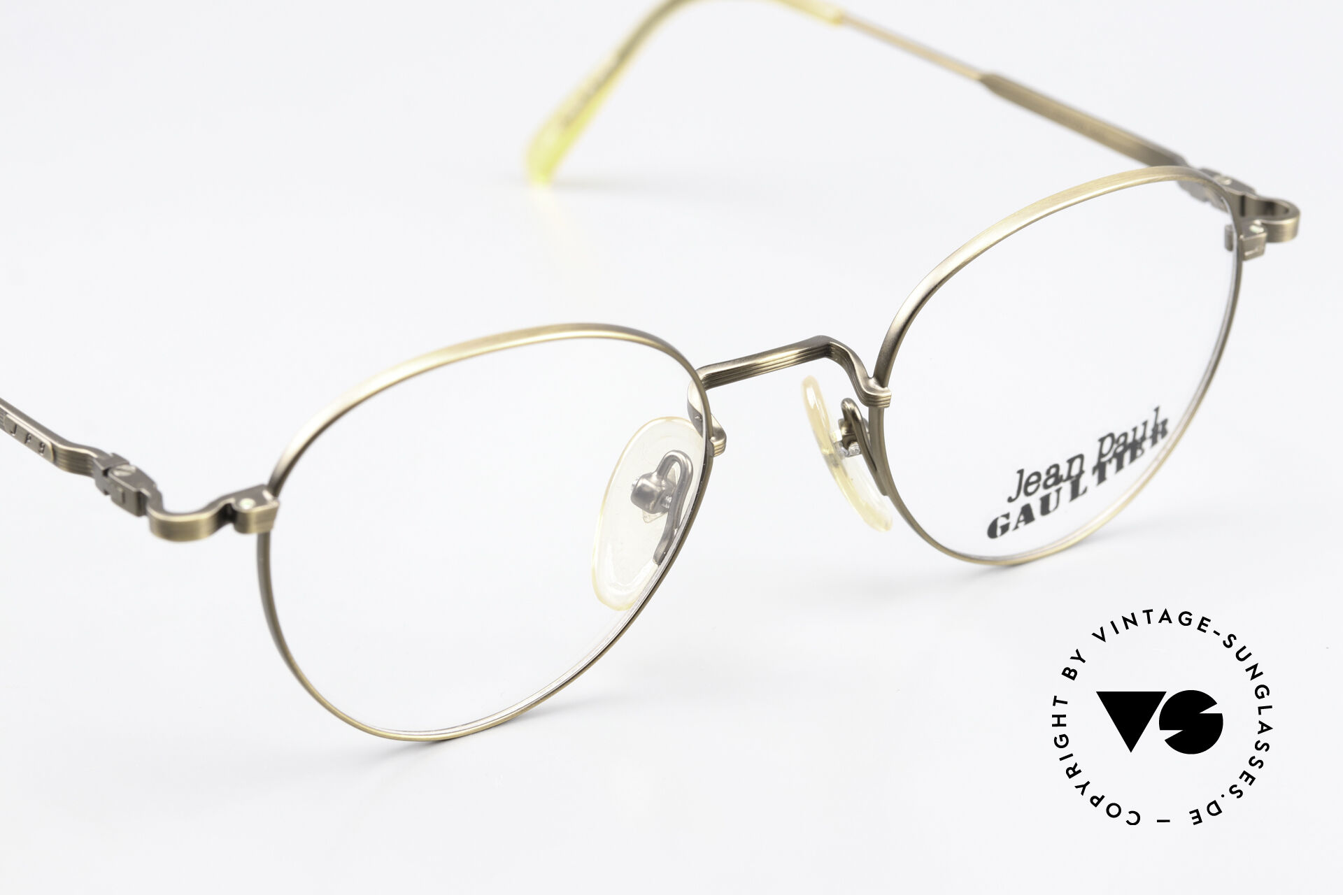 Glasses Jean Paul Gaultier 55-1174 Antique Burnt Gold By JPG