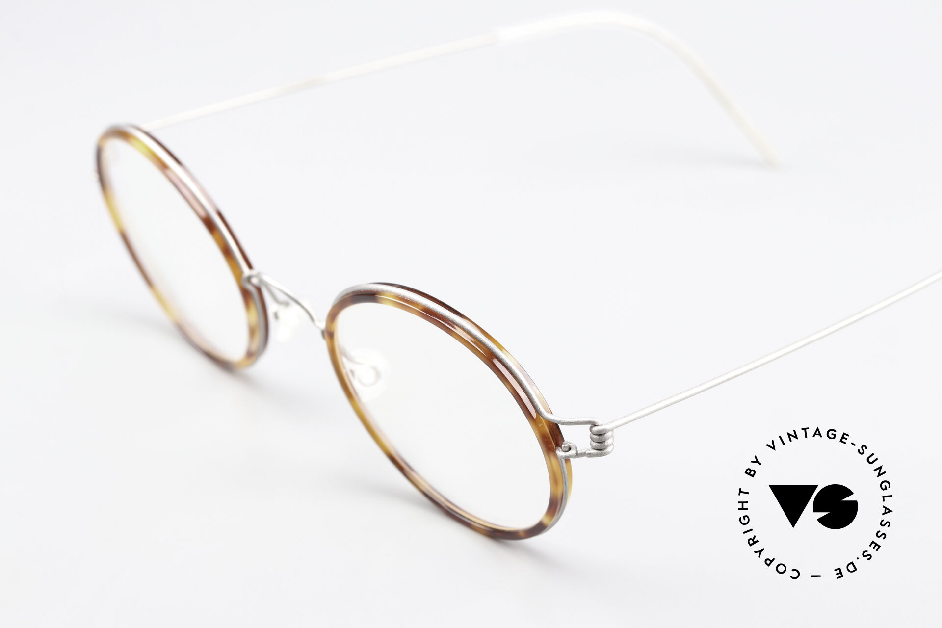 Glasses Lindberg Harley Air Titan Rim Round Glasses Women & Men