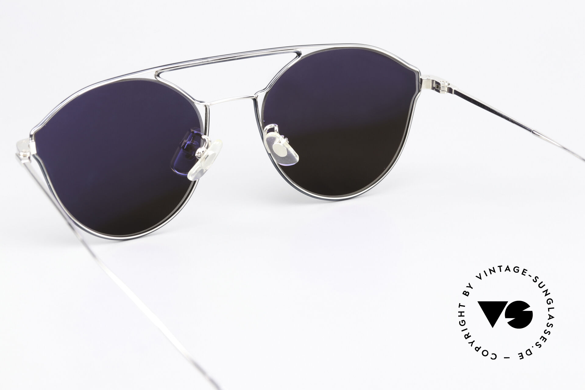 Sunglasses Yuichi Toyama US-016 Silver Mirrored Sun Lenses