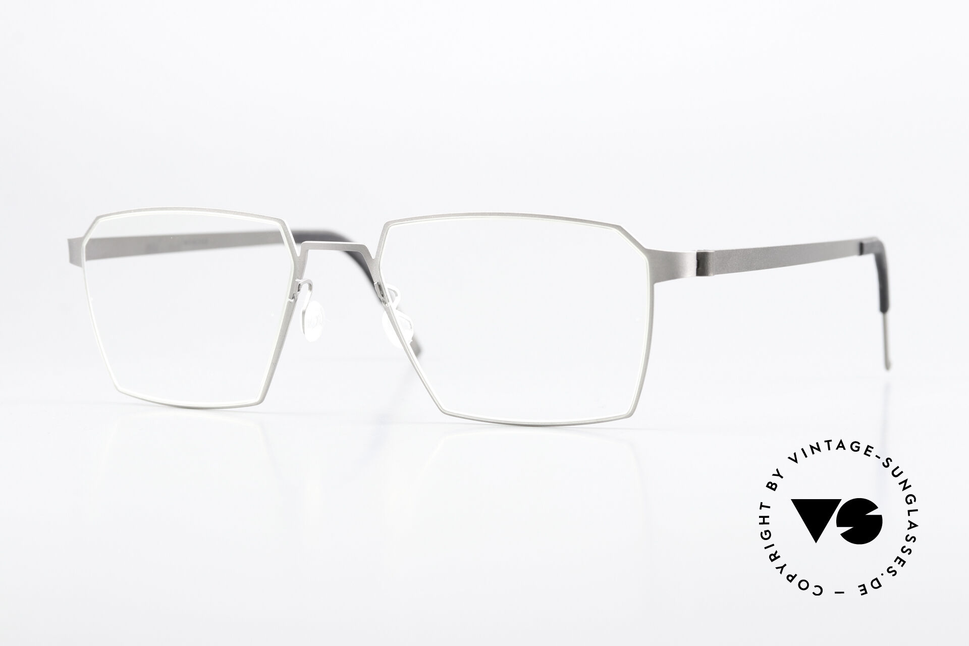 Glasses Lindberg 9628 Strip Titanium Square Titanium Frame