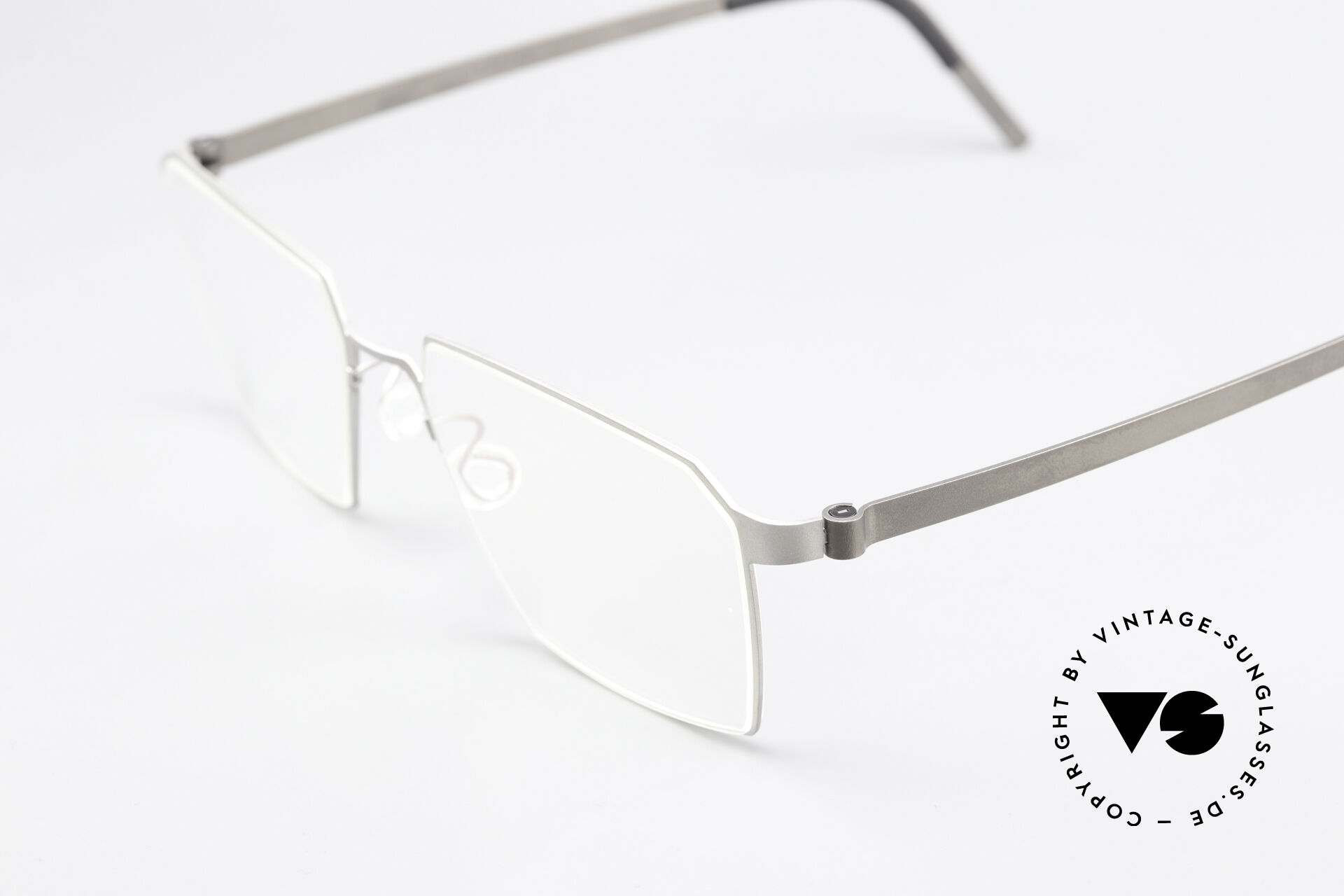 Glasses Lindberg 9628 Strip Titanium Square Titanium Frame