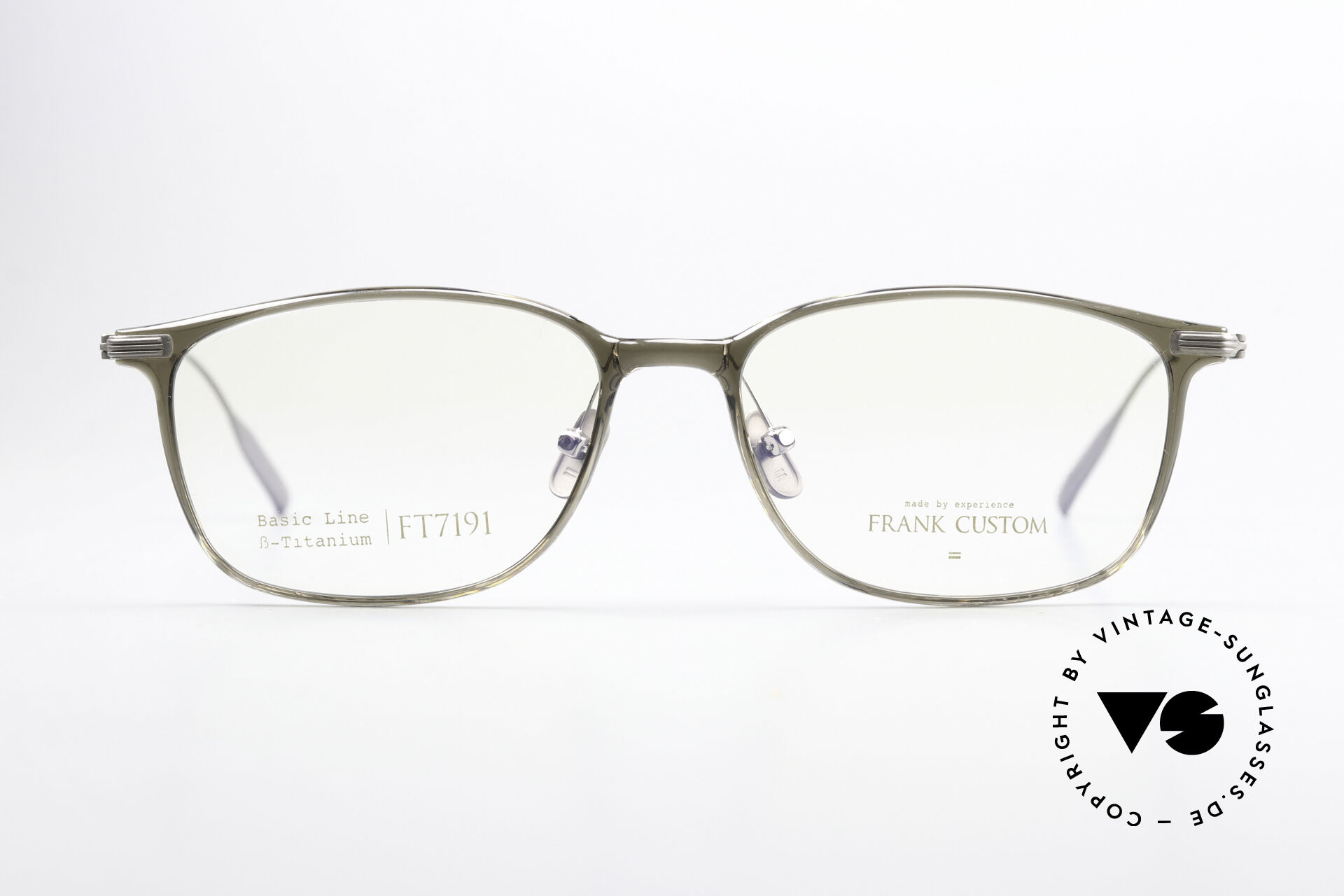 Glasses Frank Custom FT7191 Unisex Eyewear Titanium