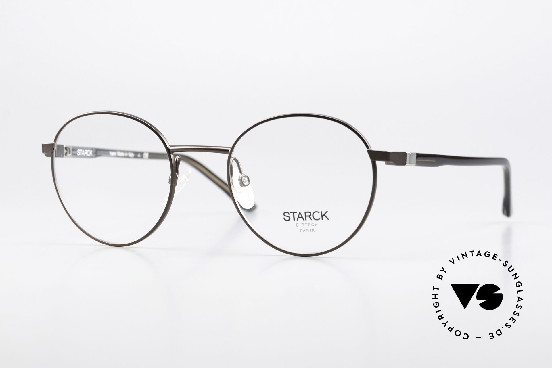 メガネ STARCK EYES Starck Eyes - 3079 VISTA - 0001 Glasses Starck Eyes SH2042 High Tech Panto Eyeglasses