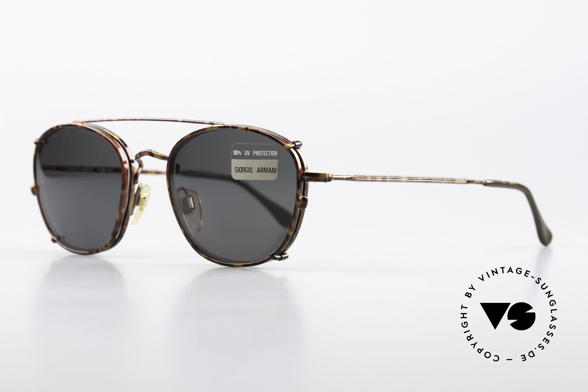  Ｊ1986 ◆GIORGIO ARMANI クリップオン Sunglasses Giorgio Armani 169 Clip On Vintage Eyeglasses