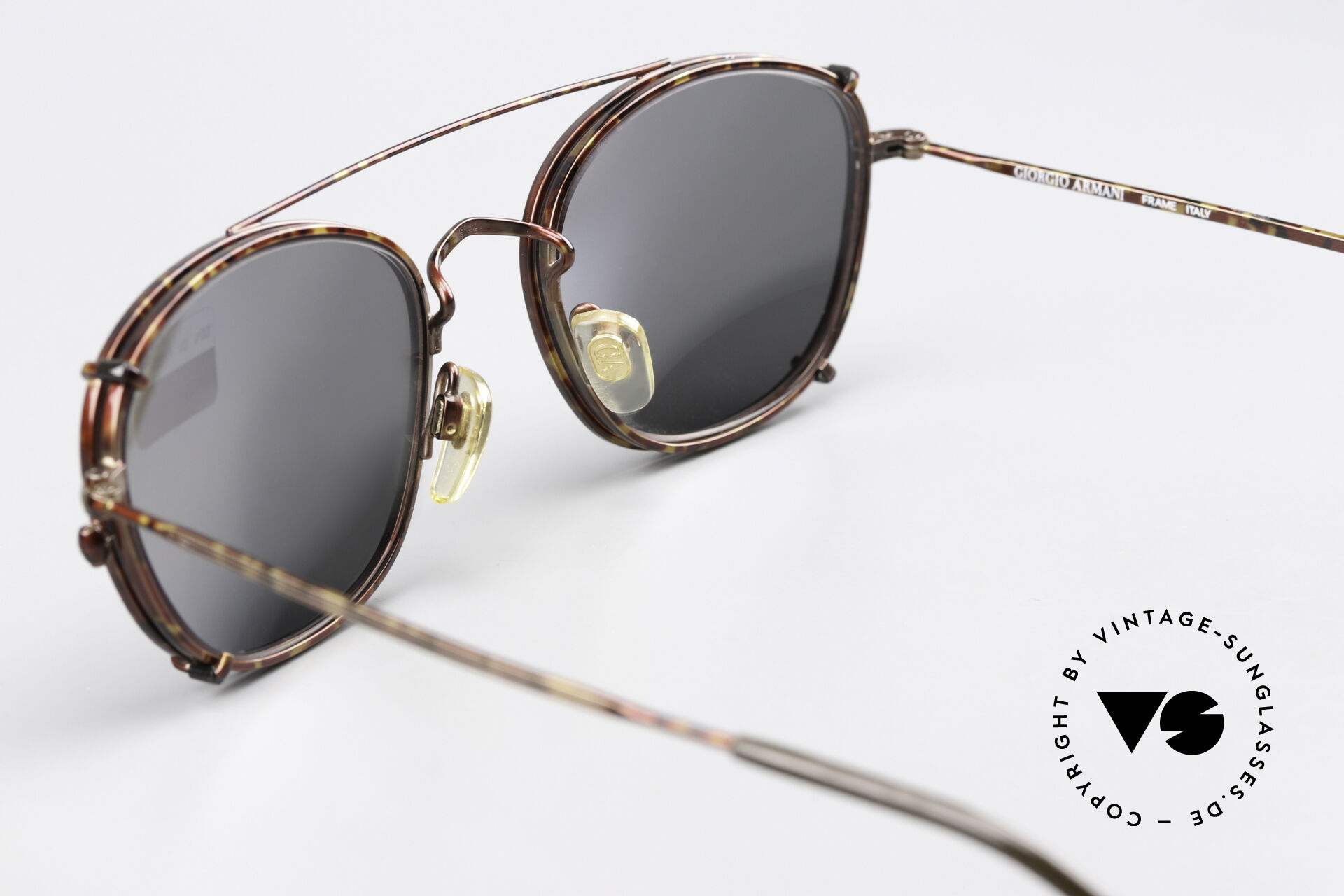 Giorgio Armani 169 Clip On Vintage Eyeglasses