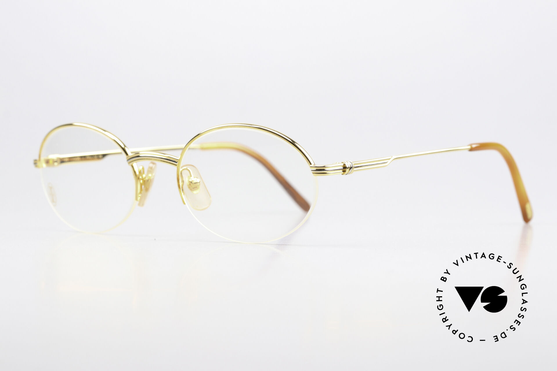 Glasses Cartier Manhattan Oval Luxury Glasses 90 s