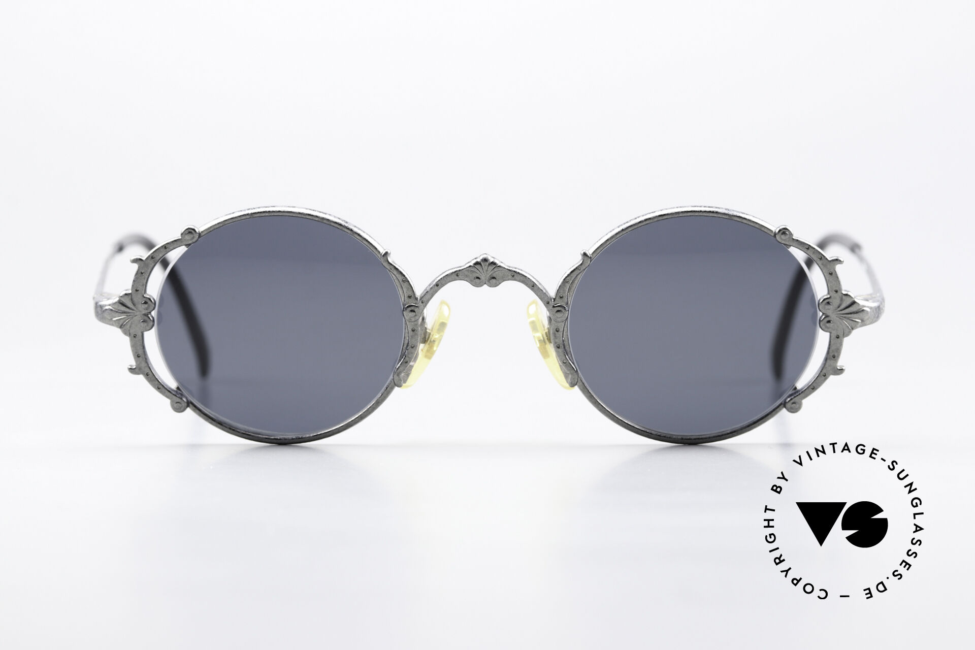 〜00’s JeanPaul GAULTIER oval sunglasses Jean Paul Gaultier Black Oval Spring Arm Oval Sunglasses