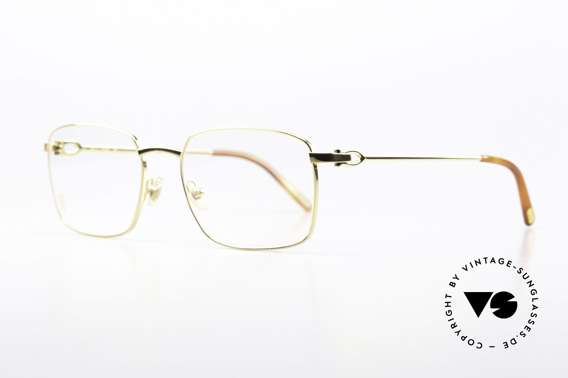 Glasses Cartier C Decor Metal Gold Plated Eyeglasses