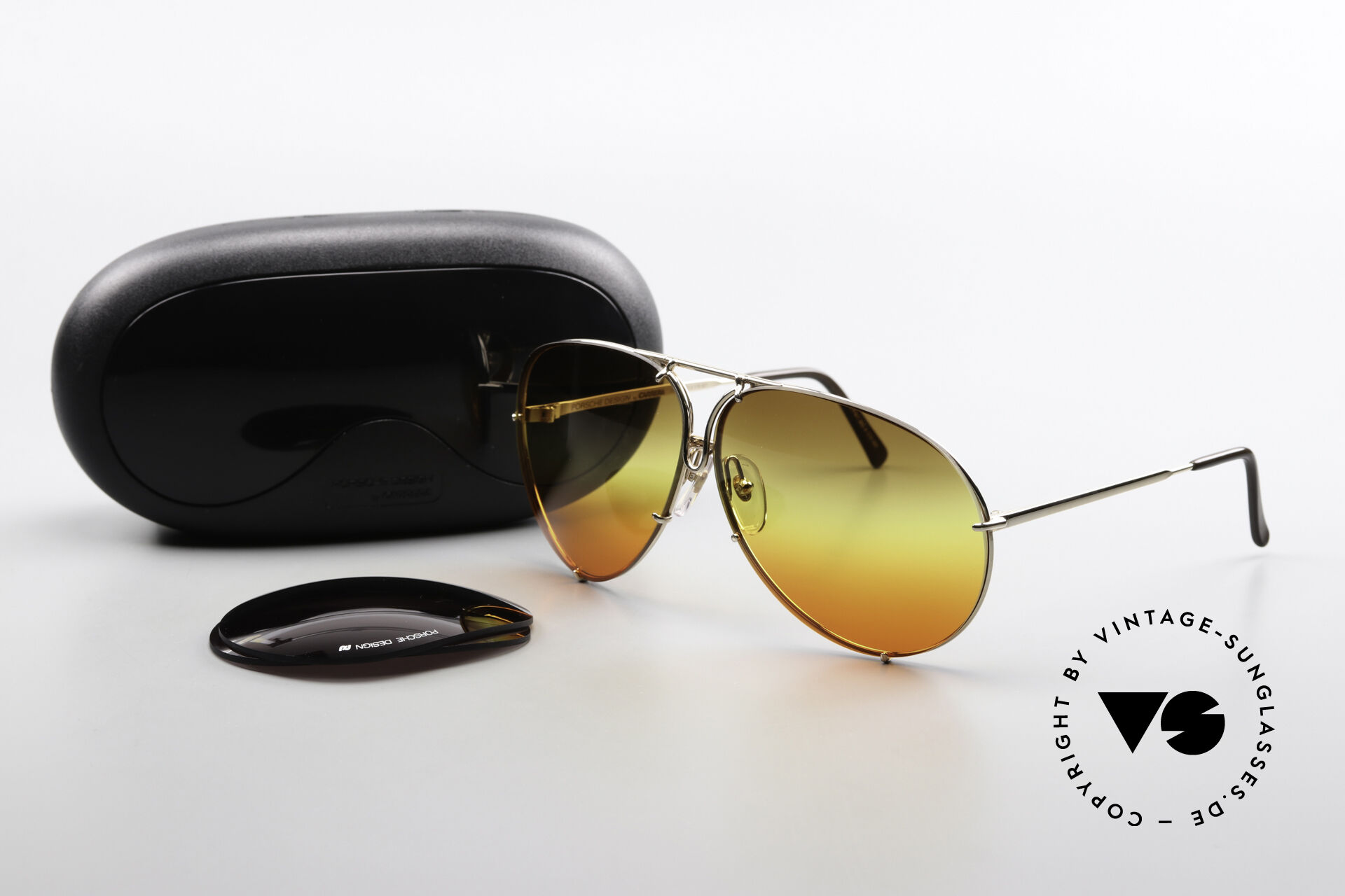 Carrera Porsche Carrera Sunglasses Yellow Vintage Carrera Porsche - Main Image