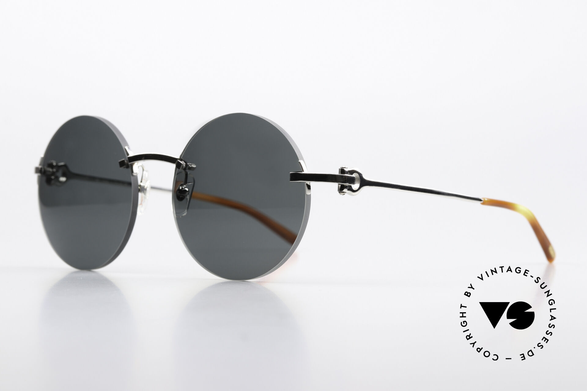 Sunglasses Cartier C Decor XL Round Customized X Large Round