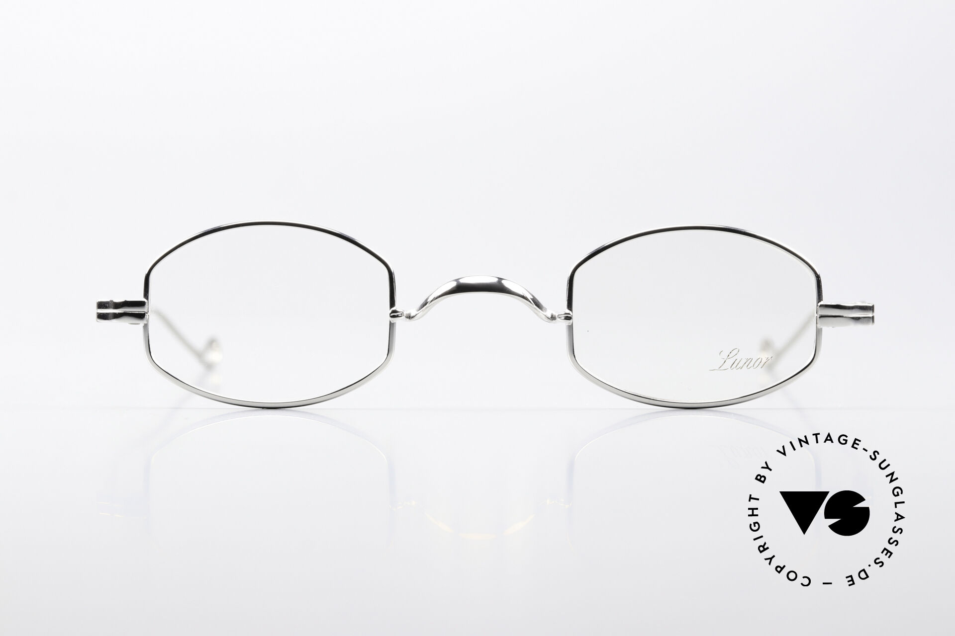 Glasses Lunor II 02 Small Frame Platinum Plated