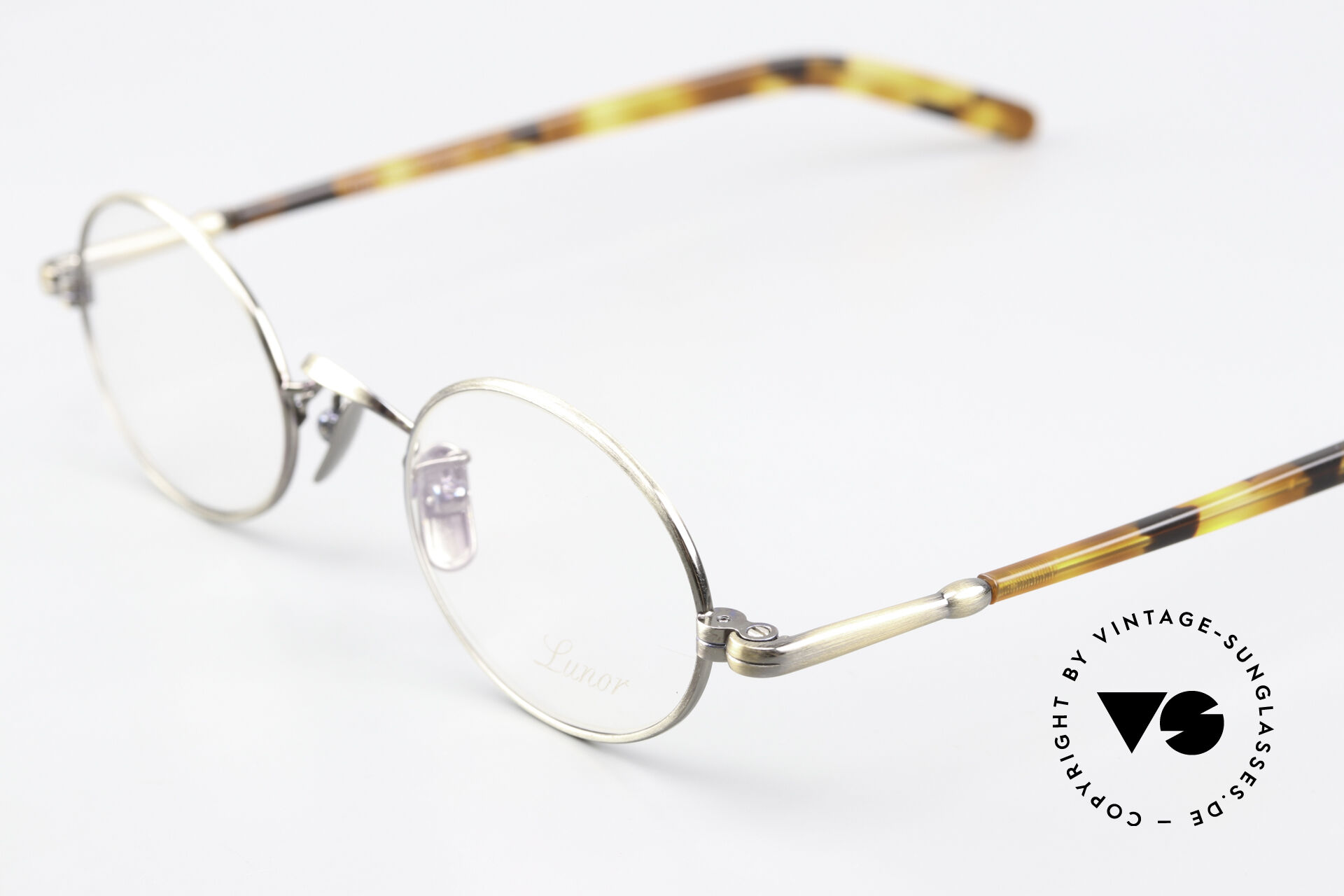 Glasses Lunor VA 100 Oval Glasses Antique Gold