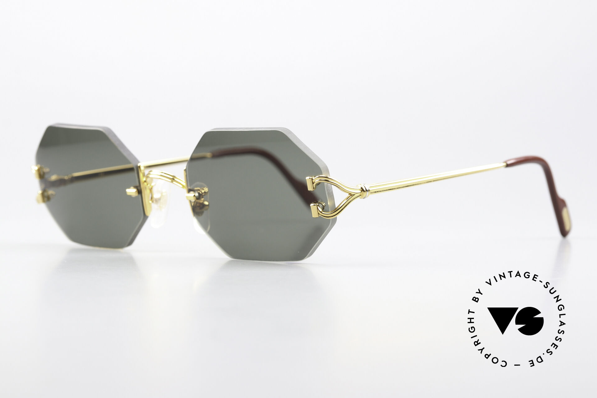 Sunglasses Cartier Rimless Octag Rimless Octagonal Shades