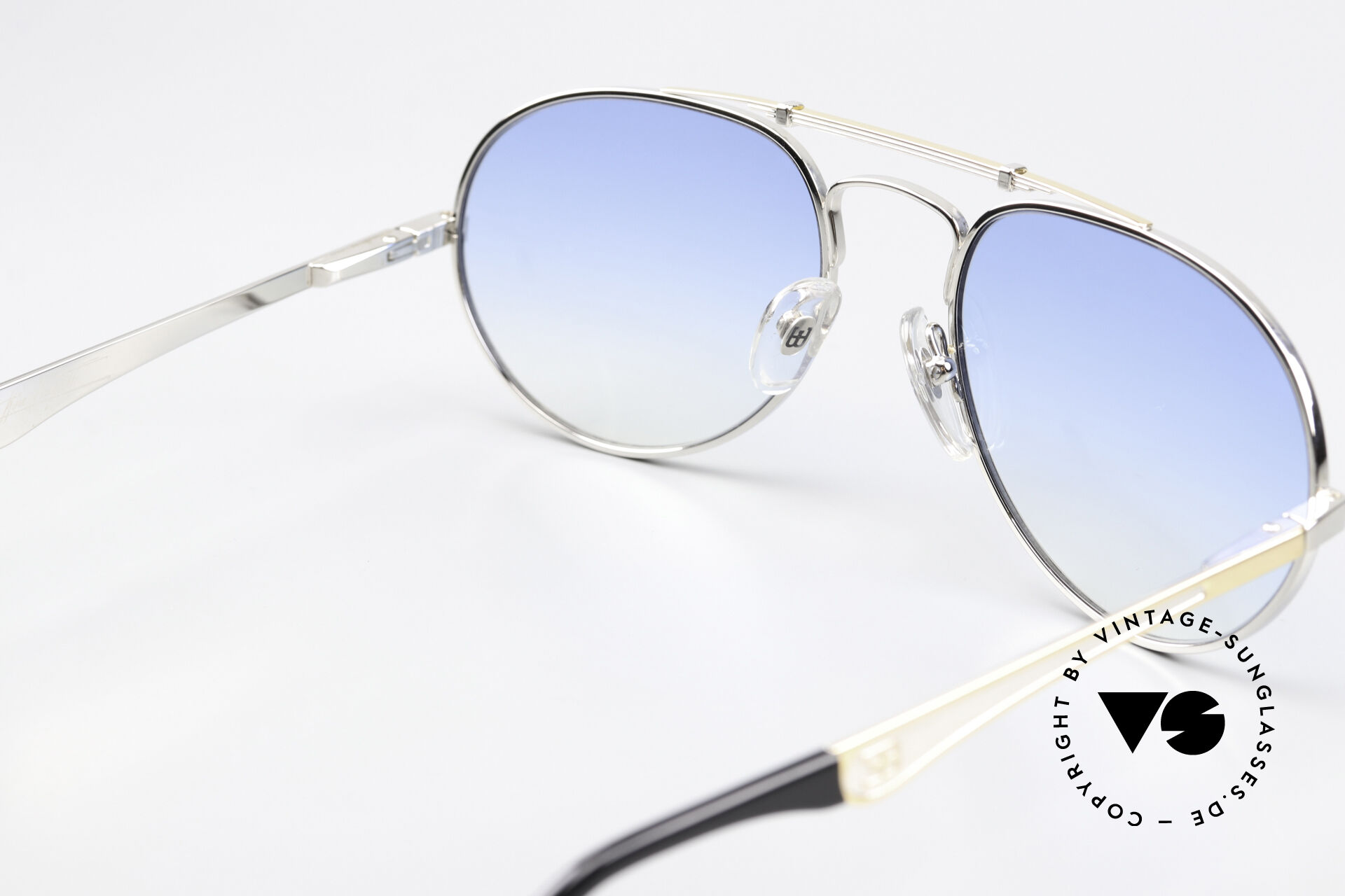 Lunettes De Vue Vintage BUGATTI 11729 - Monture Ovale Noir/argent/rouge, Allemagne, Neuve