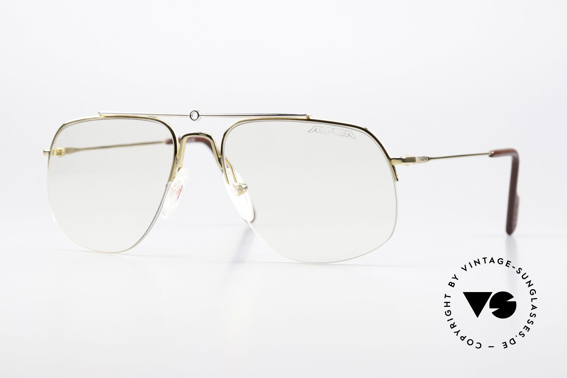 Glasses Alpina PCF 98 Nylor 90's Aviator Glasses