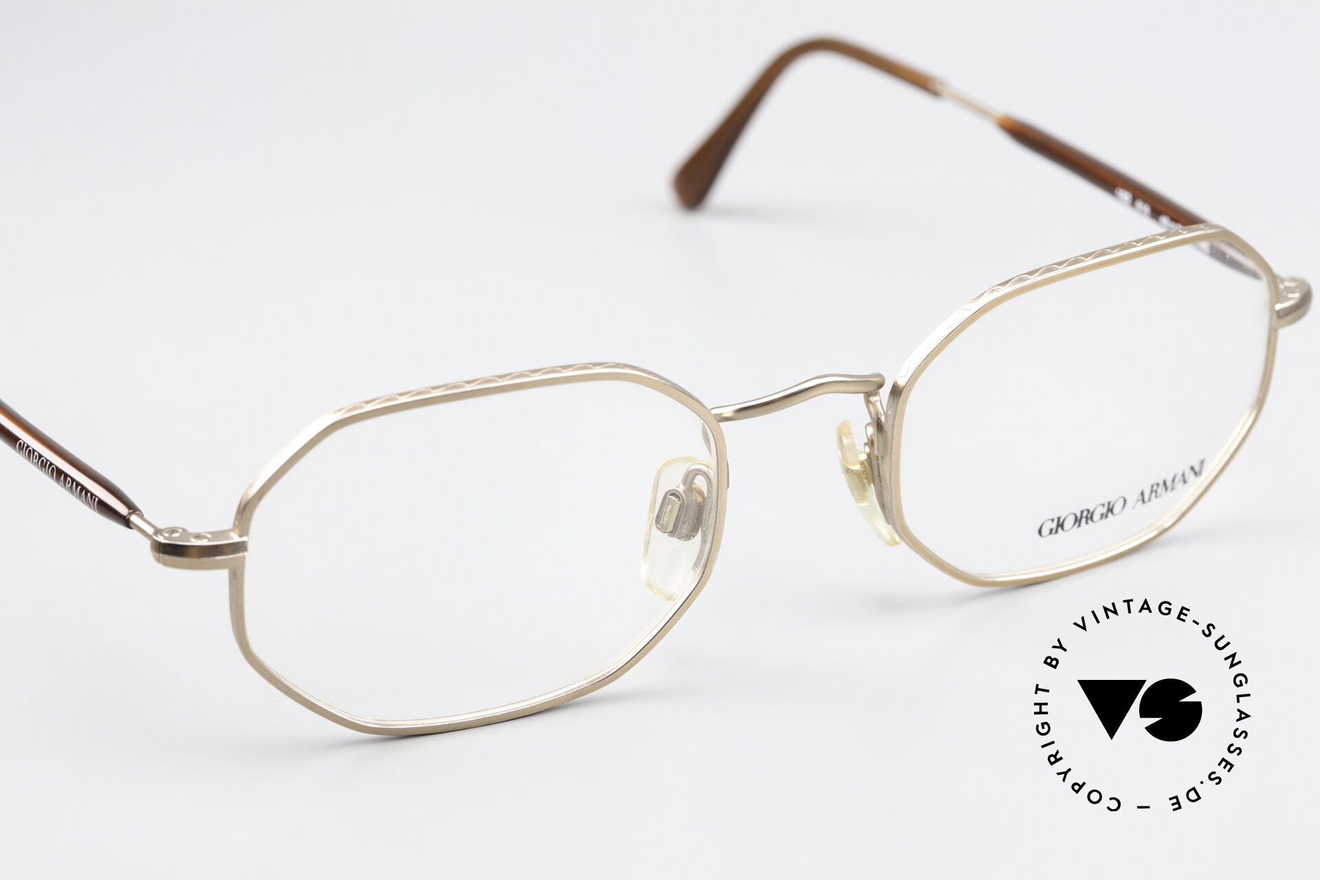Glasses Giorgio Armani 182 Octagonal Vintage Eyewear